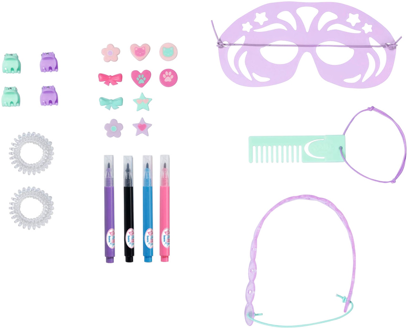 Baby Born Tête à coiffer »Stylingkopf Kreativ« mit Zubehör