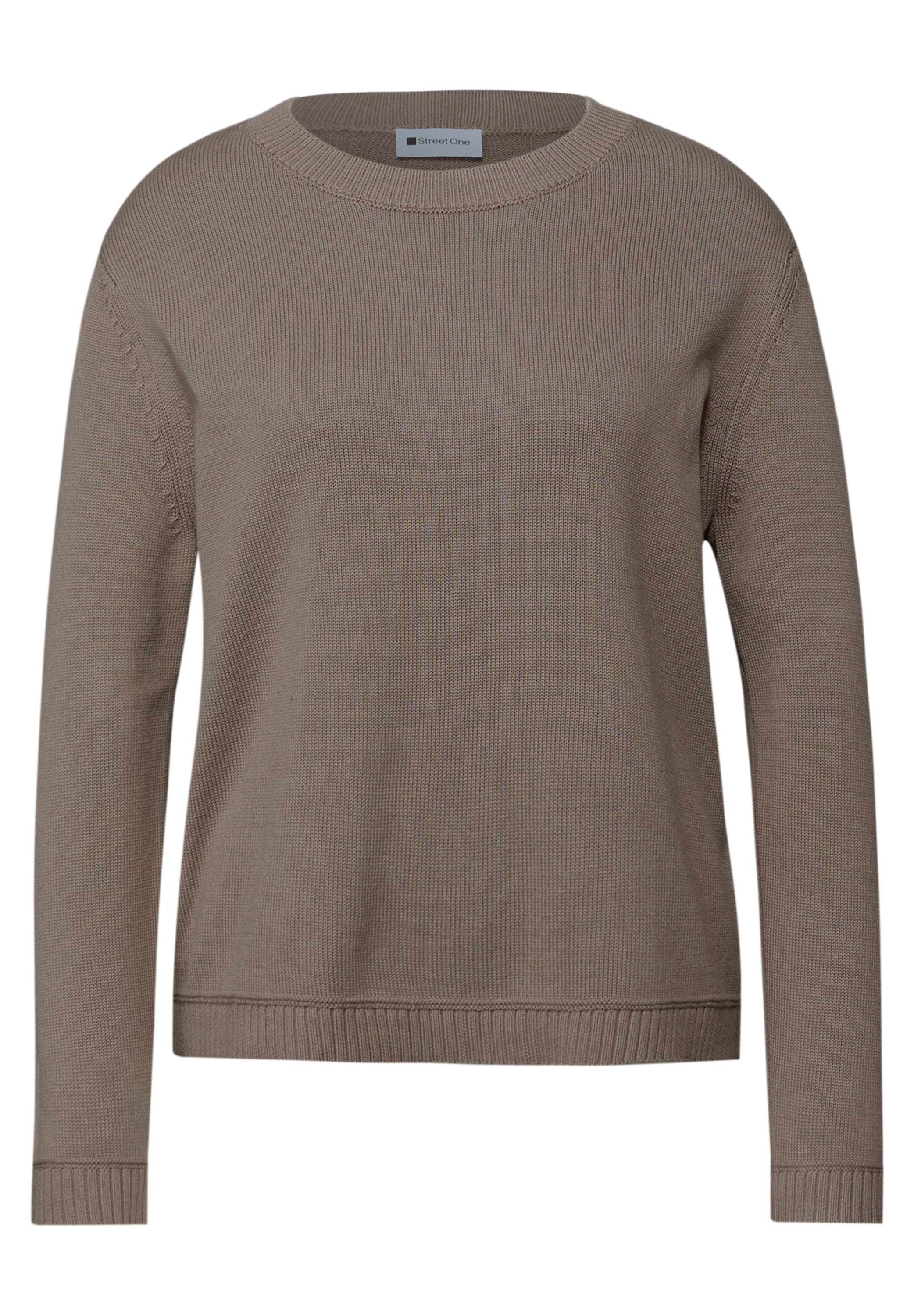 STREET ONE Pull en tricot avec col rond
