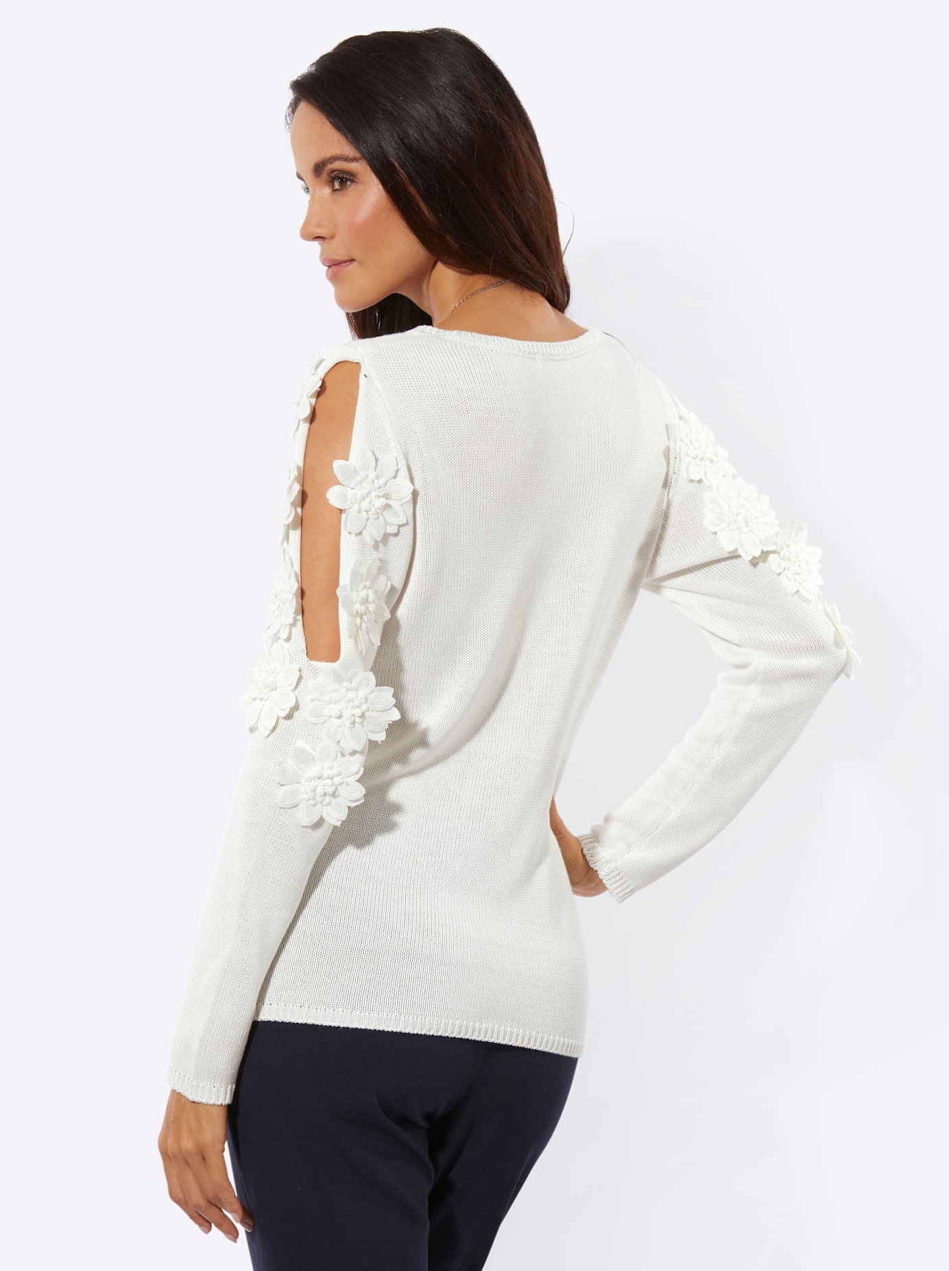 creation L Pull en tricot »Lyocell-Mix-Pullover«