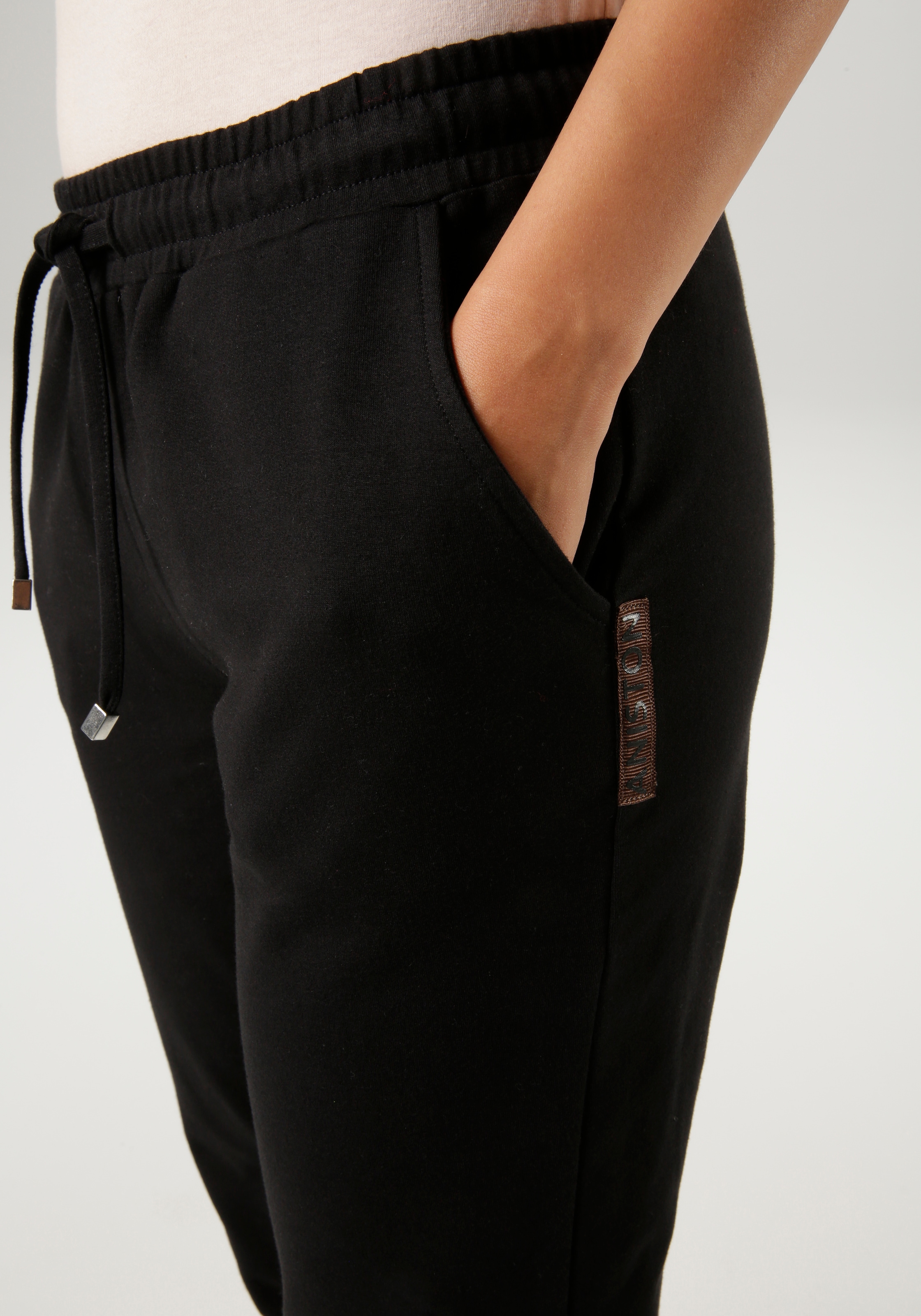 Aniston CASUAL Schlupfhose  mit seitlichem ANISTON-Label