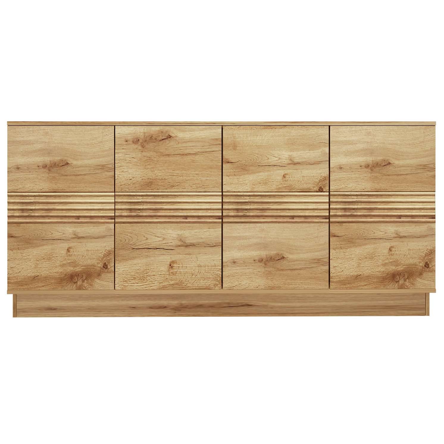 GOODproduct Sideboard »Angers« Kommode, Push-to-open, 4 Türen, Breite 180 cm