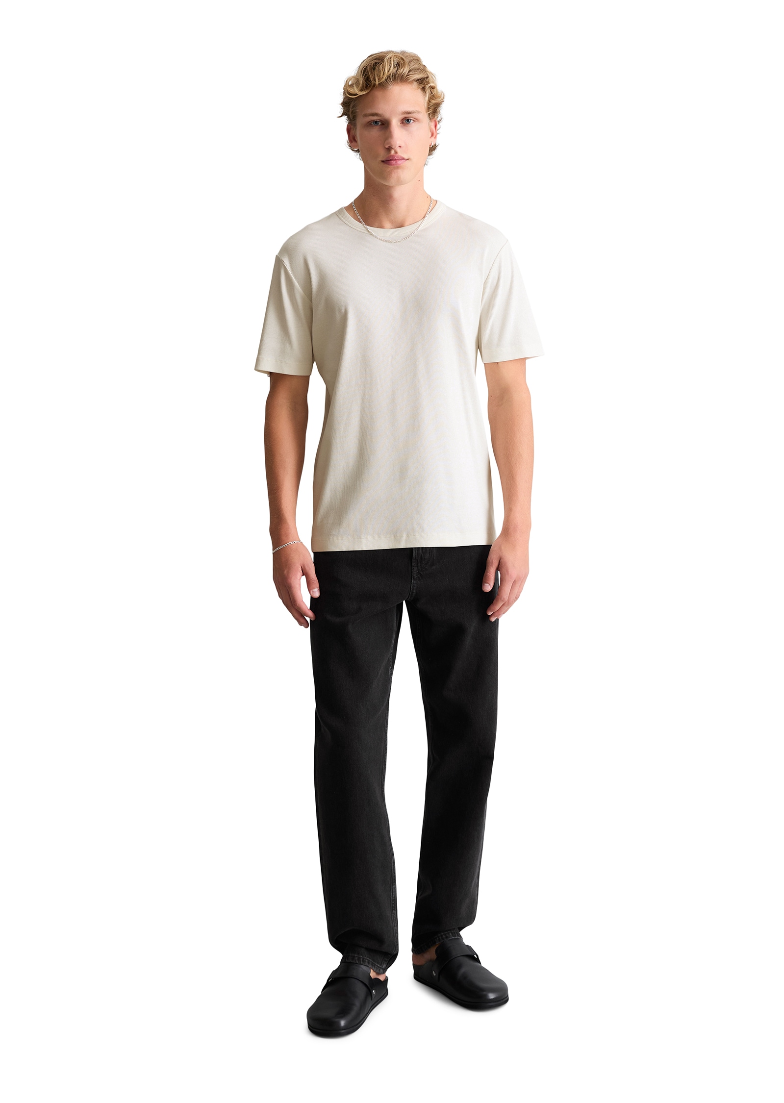 Marc O'Polo DENIM T-shirt coupe régulière en mélange coton bio