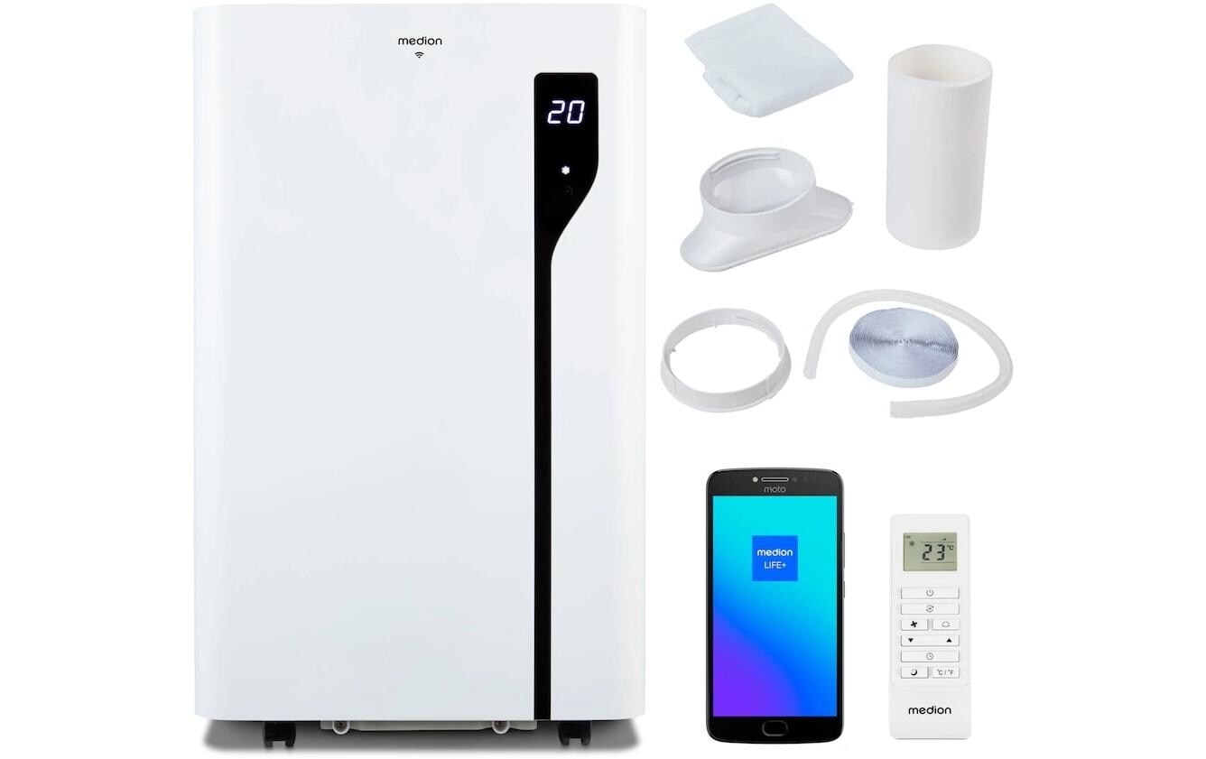 Medion® Klimagerät »P1200 (MD 37734) 36 m³« Mobile 3-in-1 Klimaanlage mit App- und Sprachsteuerung