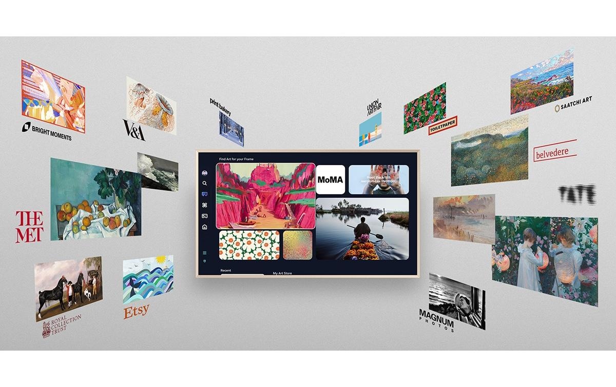 Samsung QLED-Fernseher »QE43LS03FA The Frame 4K« 108 cm/43 ″