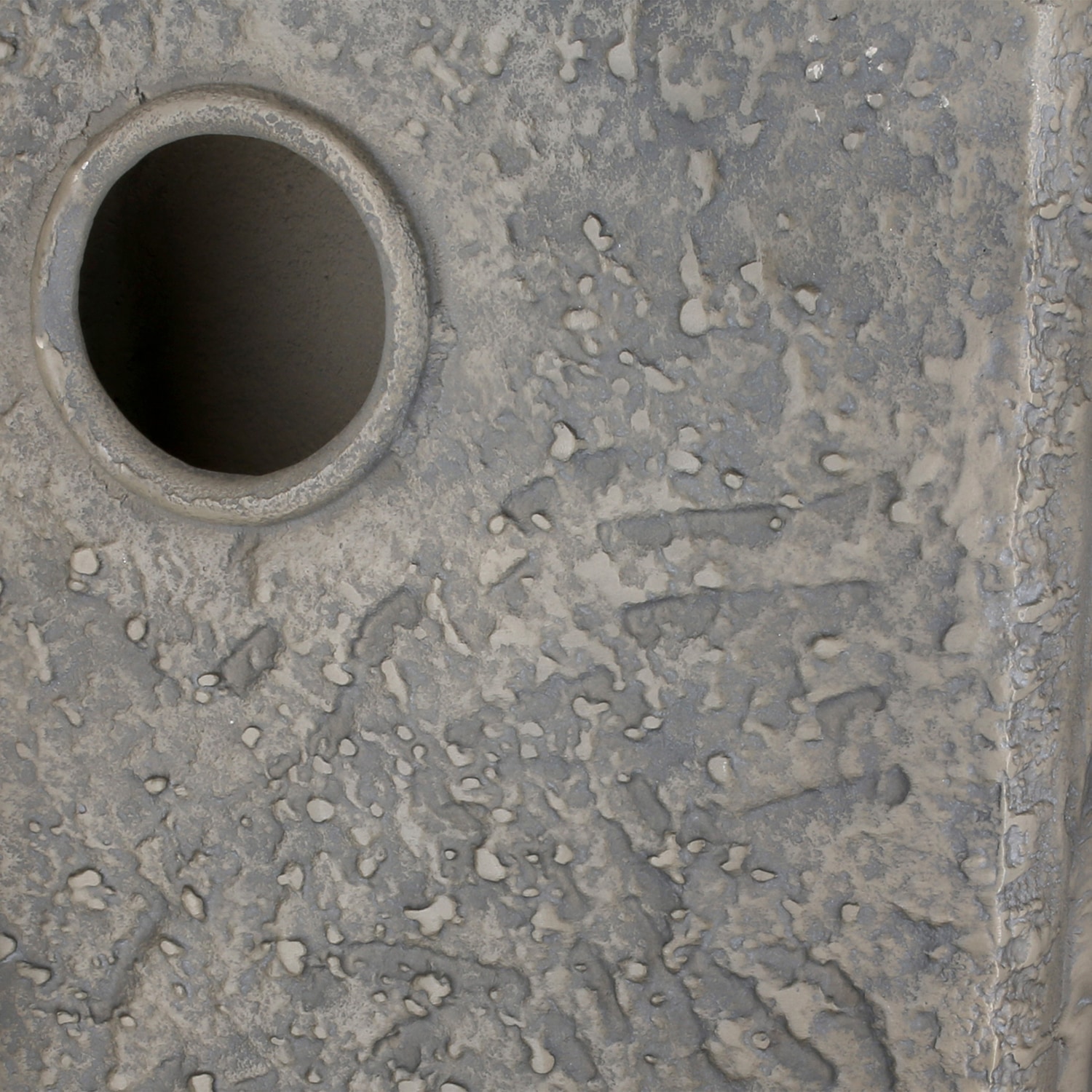 GILDE Tischvase »Vase Purton grau H. 38,5 cm« Dekovase, Purton, Filzboden, Tischdekoration, stilvoll, hochwertig