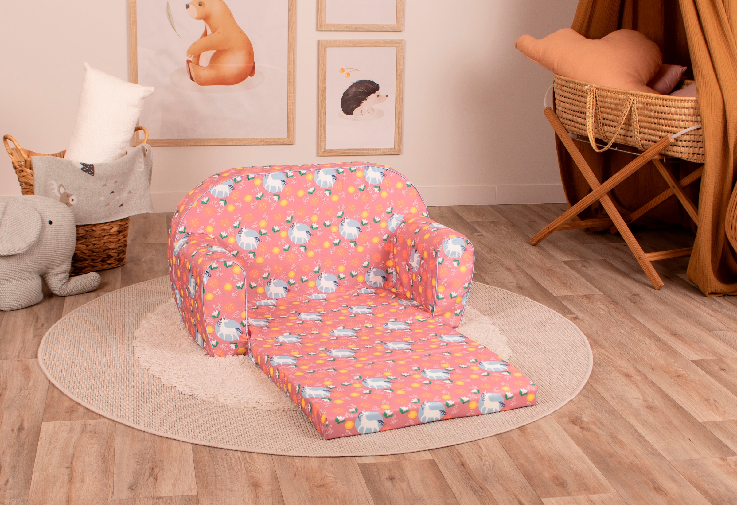 Knorrtoys® Sofa »Einhorn pink« für Kinder; Made in Europe