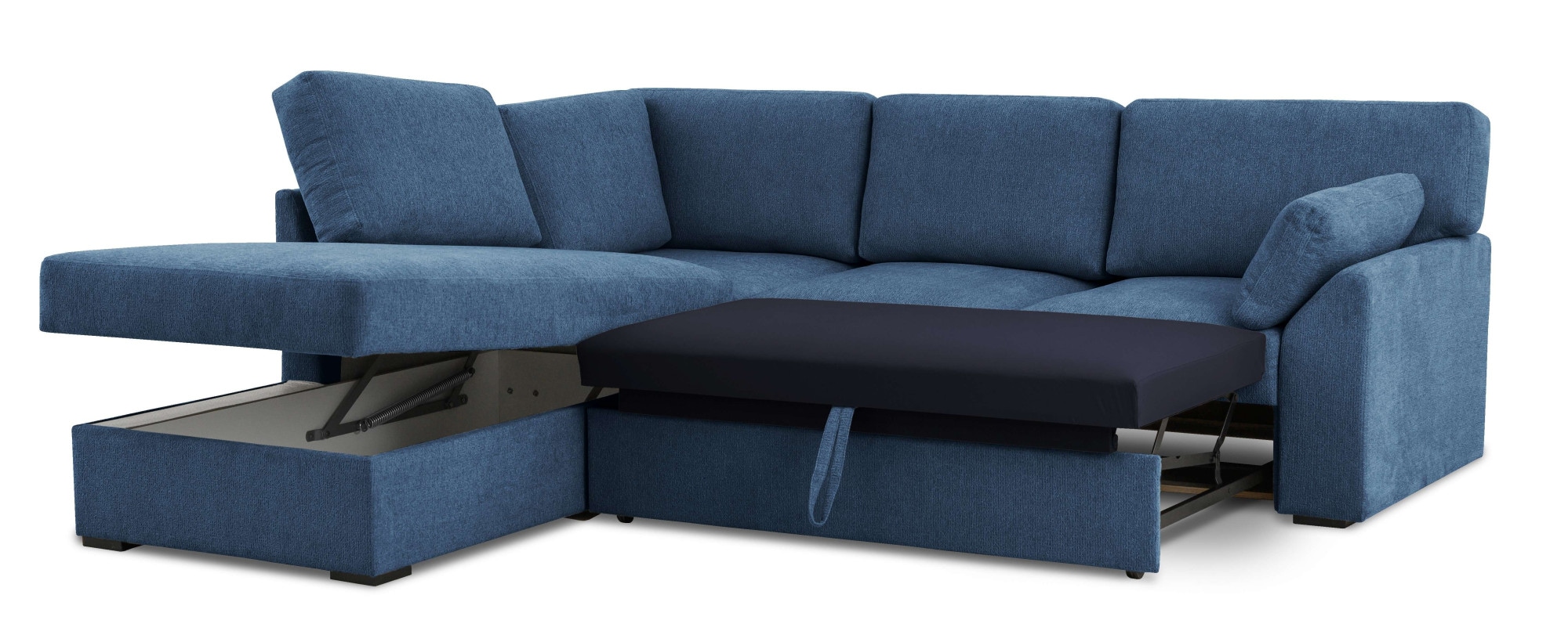 Home affaire Ecksofa »Citry« Breite 242 cm, Chenille, Bettfunktion, Bettkasten, L-Form