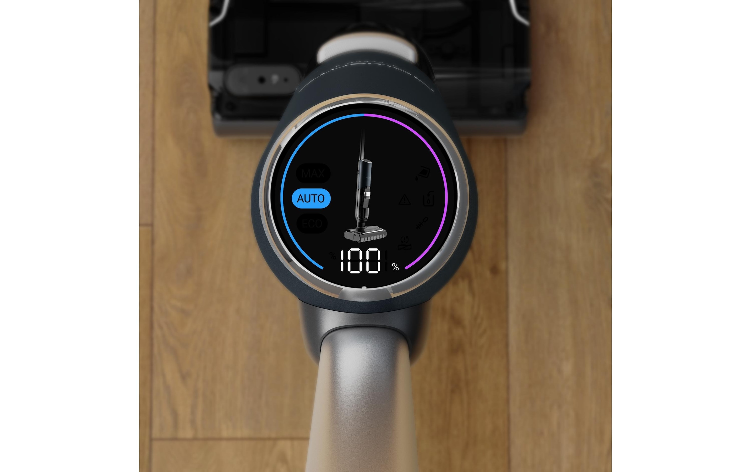 Rowenta Nass-Trocken-Sauger »X-Clean 7, Saugen und Wischen, LED-Display, 180° abflachbares Design« selbstreinigend, selbstfahrendes Walzensystem, für Hartböden, GZ5735