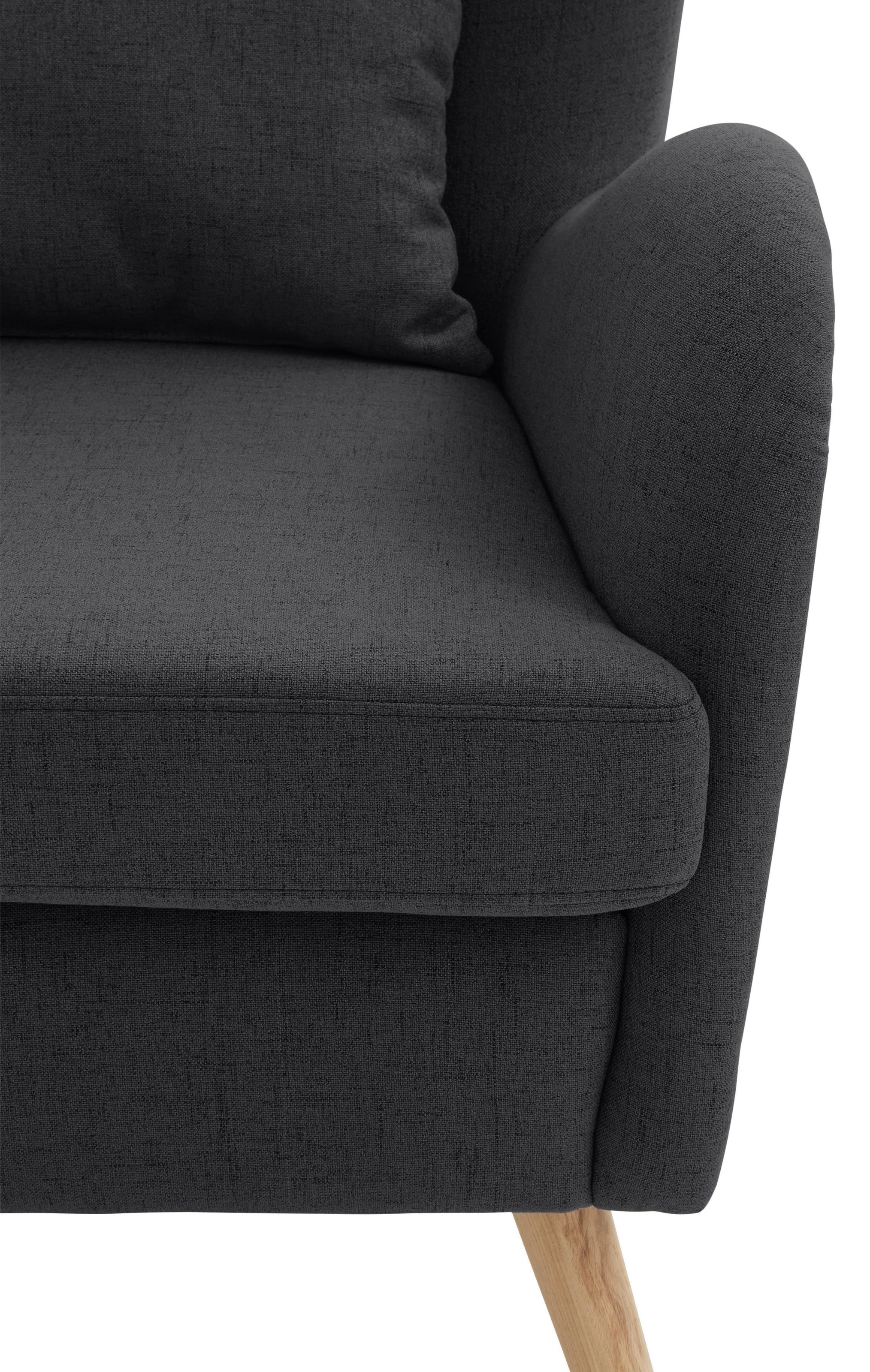 Home affaire Sessel »Salla auch in Fellimitat und Feincord, viele Bezugsarten, Ohrensessel« wahlweise mit oder ohne Hocker; grosser Sessel: Masse B/T/H: 78/94/118cm