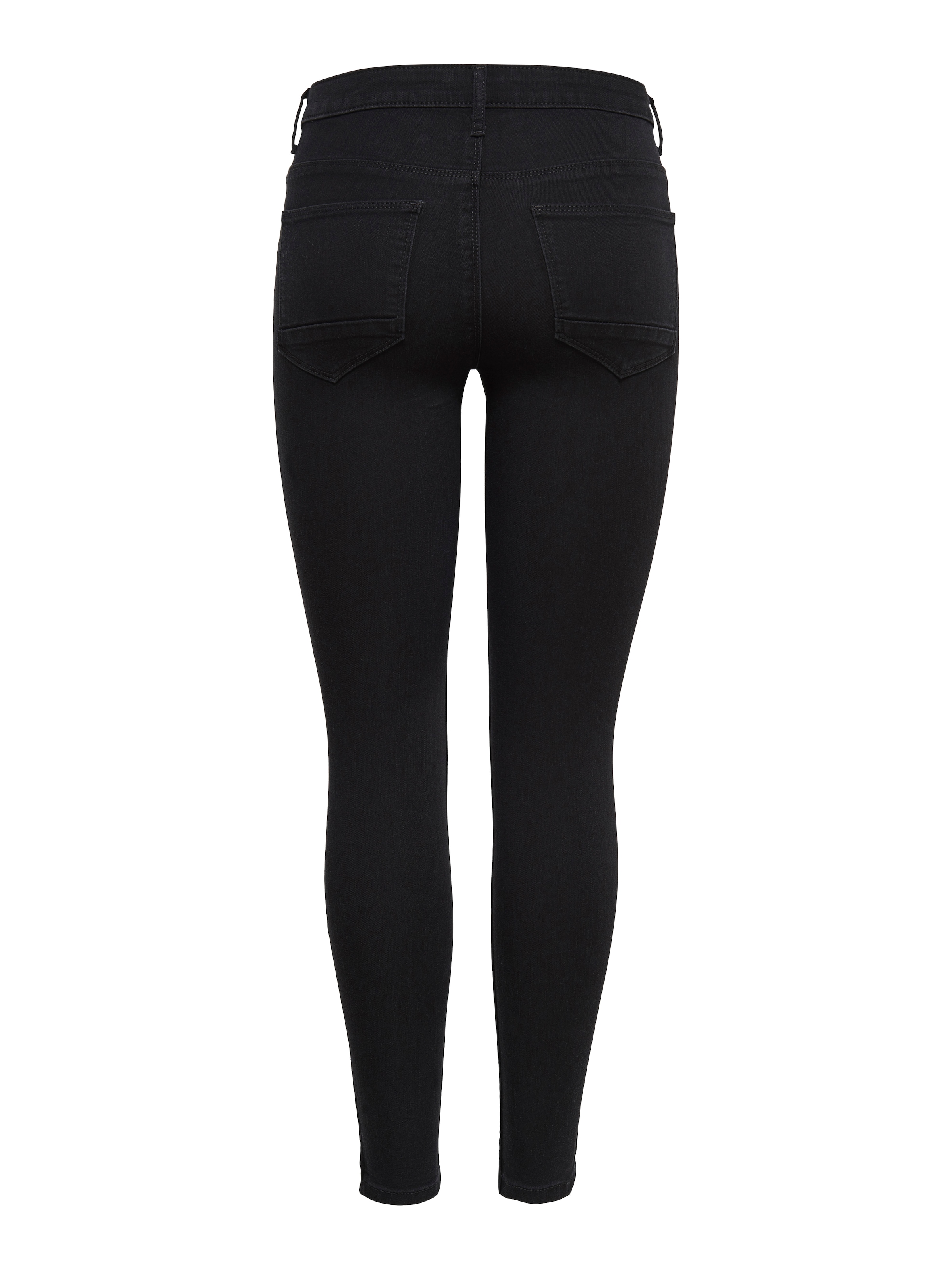 ONLY Jeans cheville »ONLKENDELL ETERNAL LIFE ANKLE BLACK NOOS«, mit Zipper am Saum
