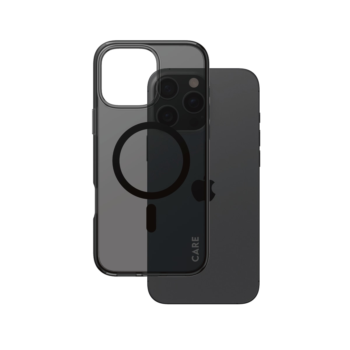 CARE by PanzerGlass Housse pour téléphone portable »Smokey Case für Apple iPhone 16 Pro Max« Backcover, Schutzhülle, Handyschutzhülle, Case, Schutzcase, stossfest