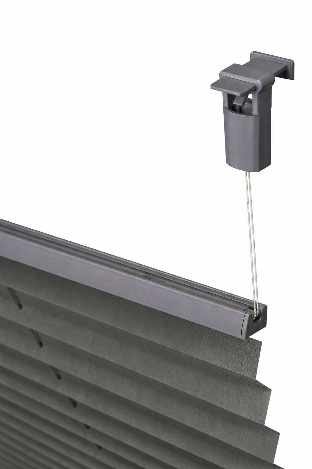 GOODproduct Plissé »DAHRA UNI - in Crush-Optik« Lichtschutz Aucun perçage requis sous tension Fixmass, Klemmträger in Unifarben passend zum Plissee -NEUHEIT!