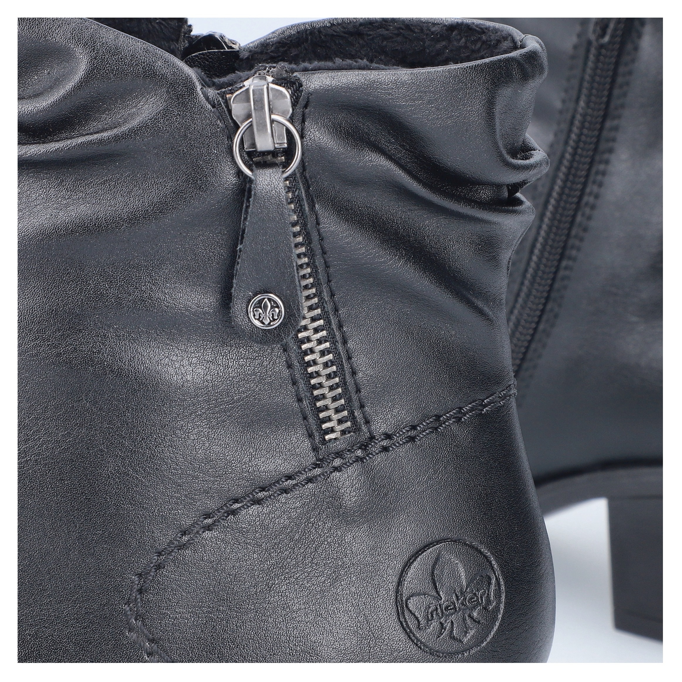 Rieker Bottines  Boots, Klassik-Stiefelette, Blockabsatz, mit slouchy Schaft