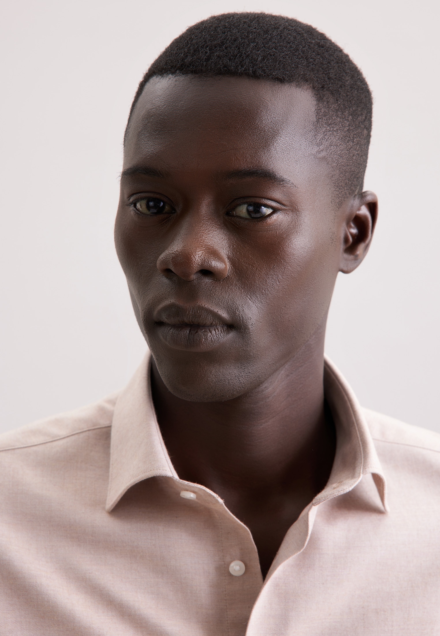 seidensticker Chemise en flanelle »Schwarze Rose« Slim 1/1 Kentkragen Uni