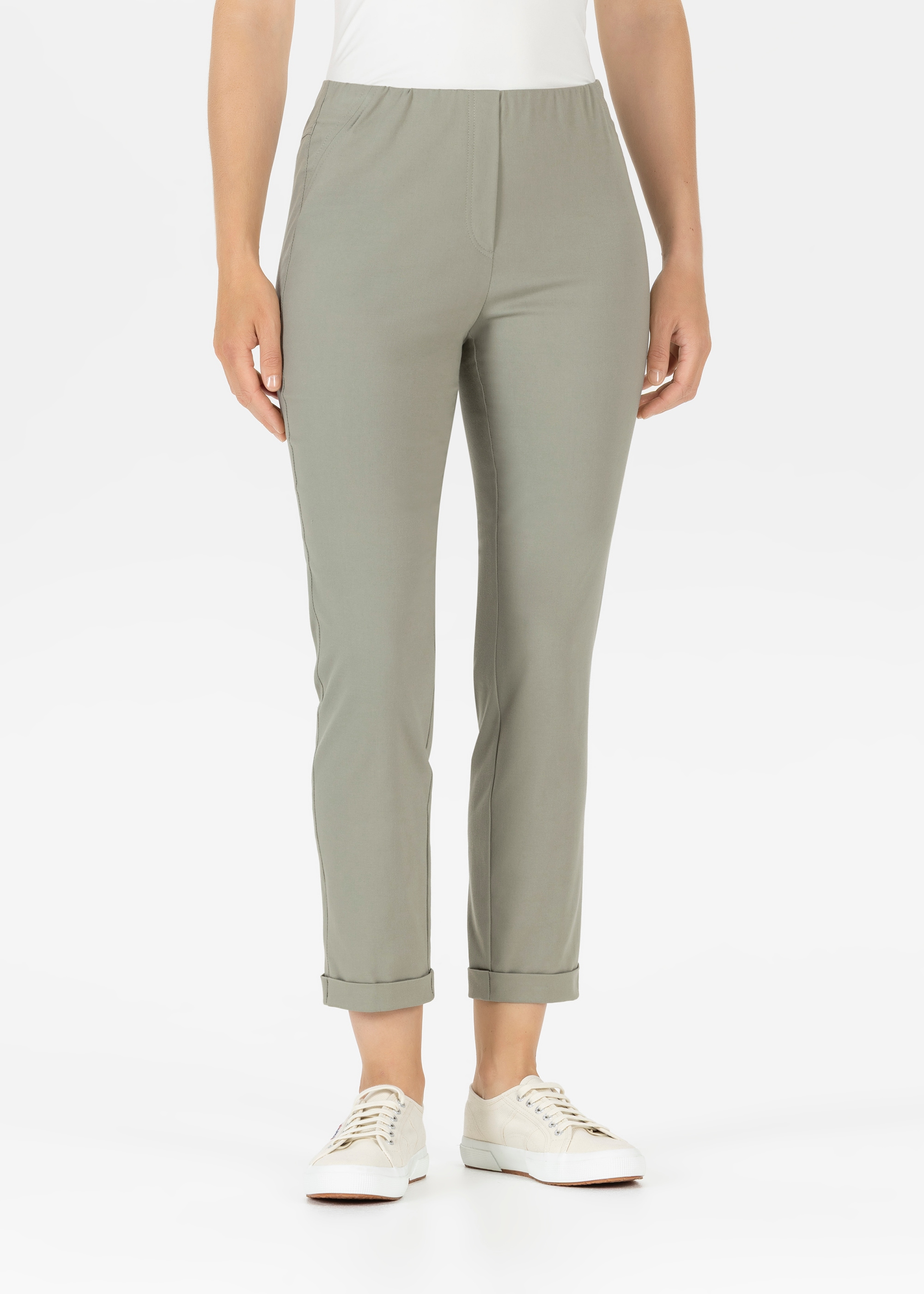 Stehmann Pantalon en tissu »Sylvia-680«  3/4-Hose mit schmalem Bein