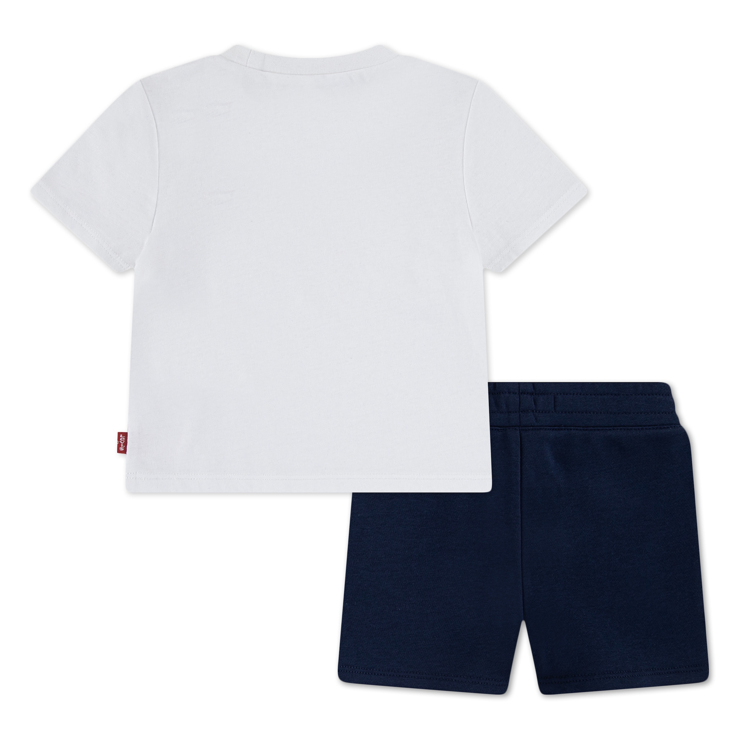 Levi's® Kids T-shirt & short »LVB BATWING TEE & KNIT SHORT S« Set, 2 pièces mit Markenlabel - supersoft