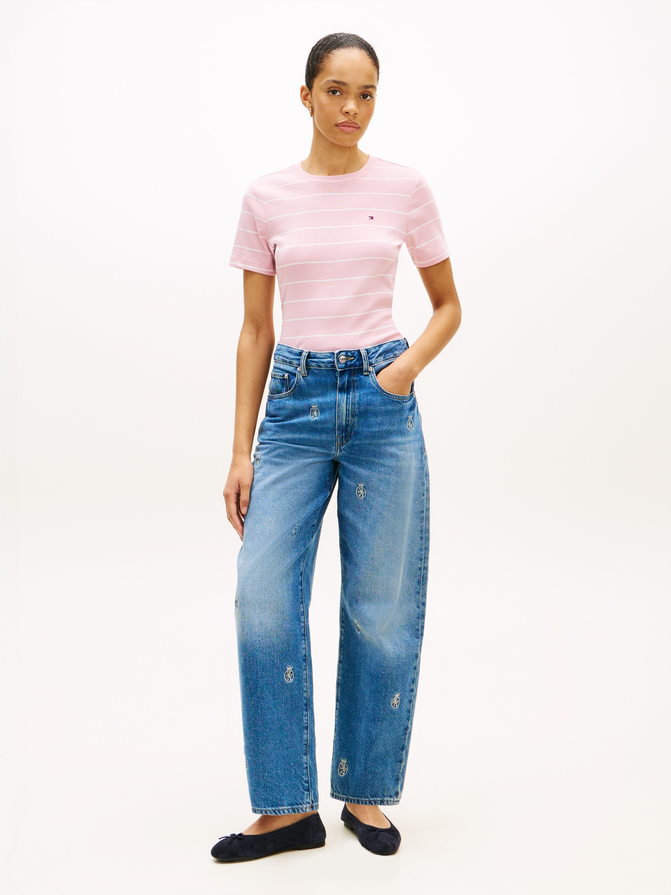 Tommy Hilfiger T-shirt »SLIM CODY C-NK« Baumwolle, slim fit