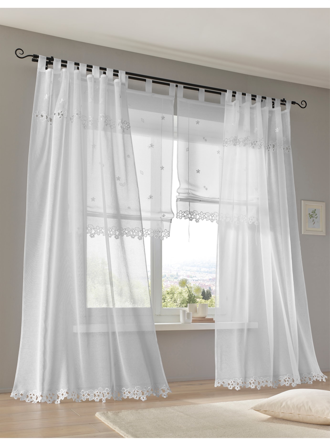 heine home Store à enrouleur halbtransparent
