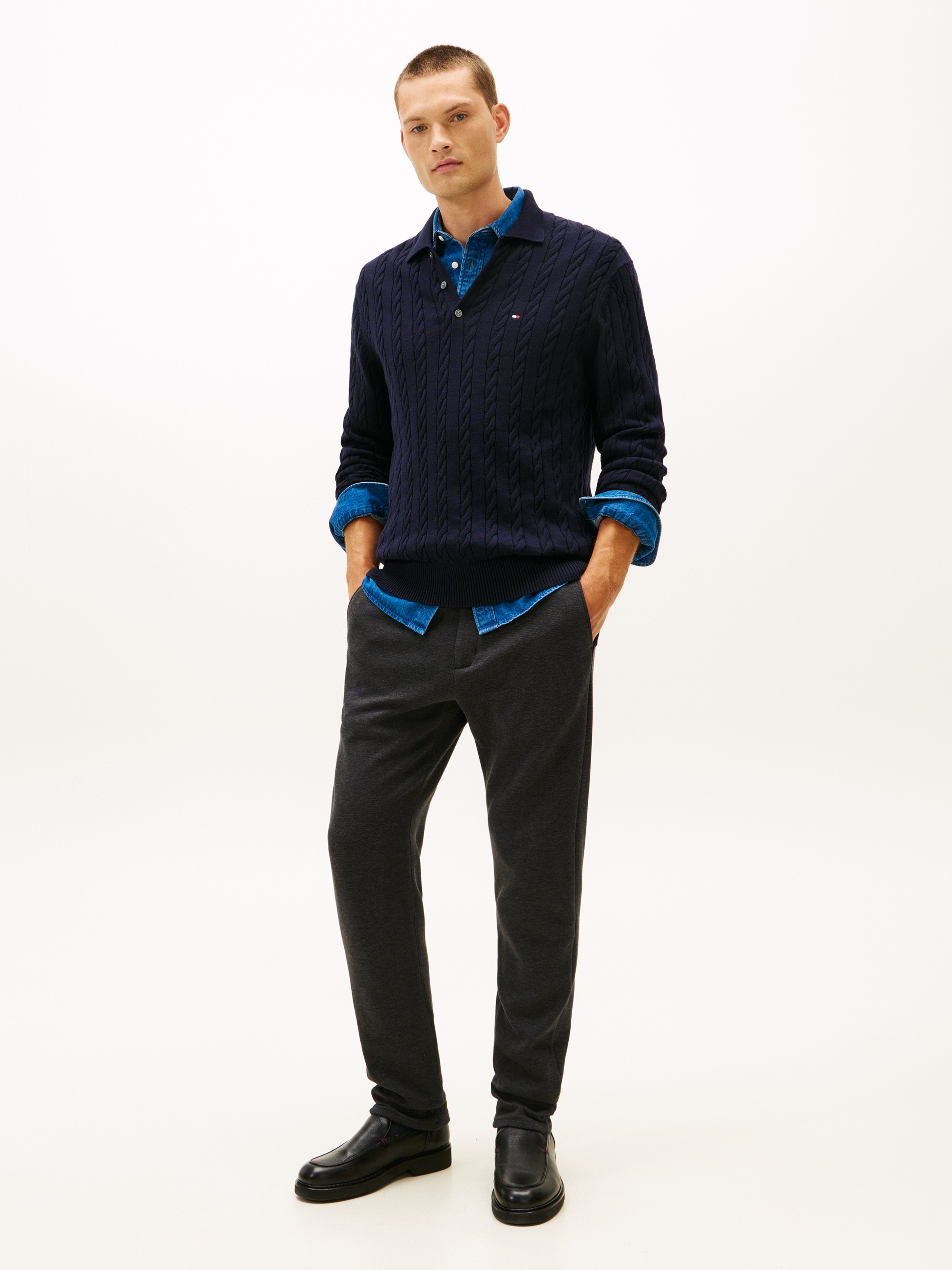 Tommy Hilfiger Pantalon en tissu »HARLEM TWO TONE«  Pique, tapered fit