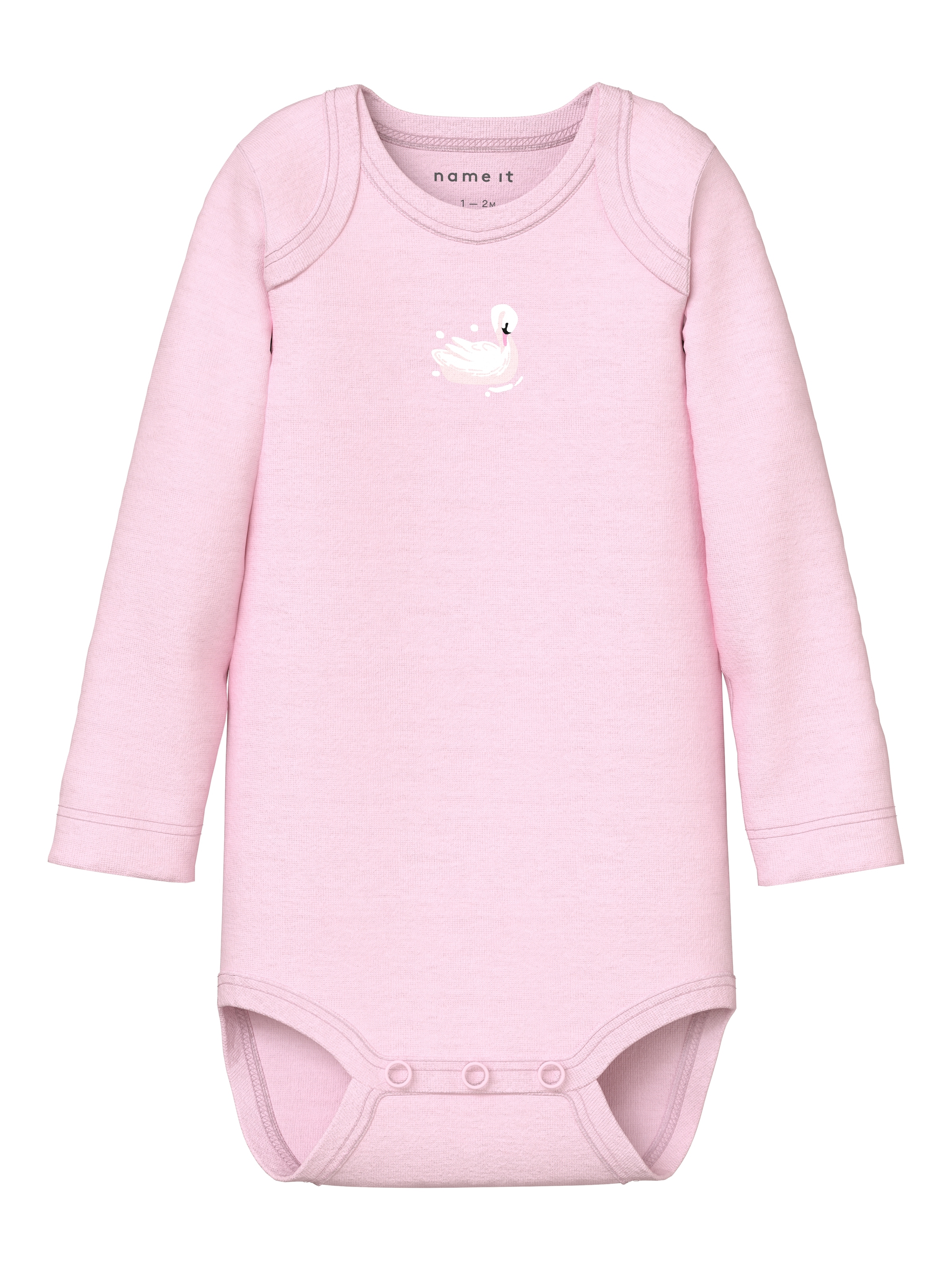 Name It Langarmbody »NBFBODY 3P LS SWAN NOOS« Packung, 3 tlg.