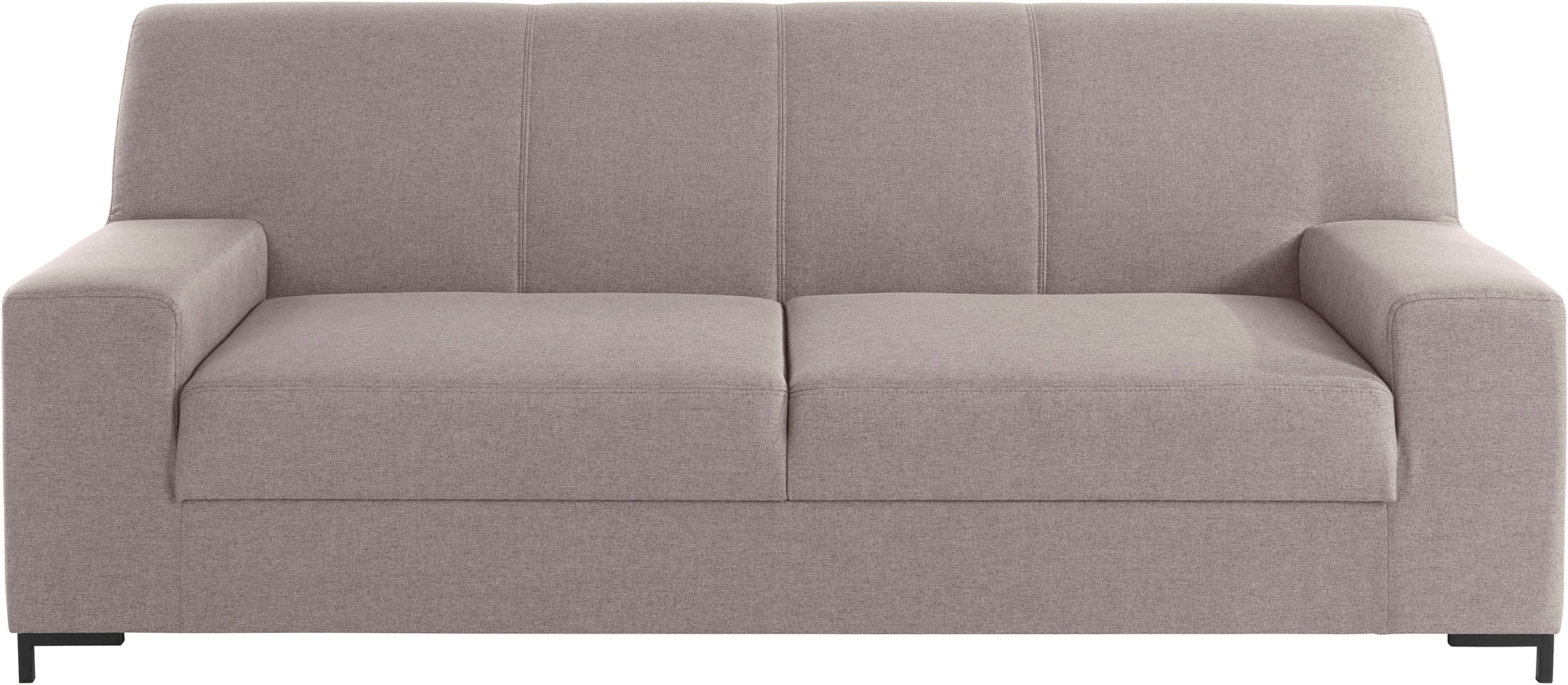 DOMO collection 2-Sitzer »Ledas kubisch und komfortabel, flache Armlehnen, eleganter Fuss,« in vielen Farben erhältlich