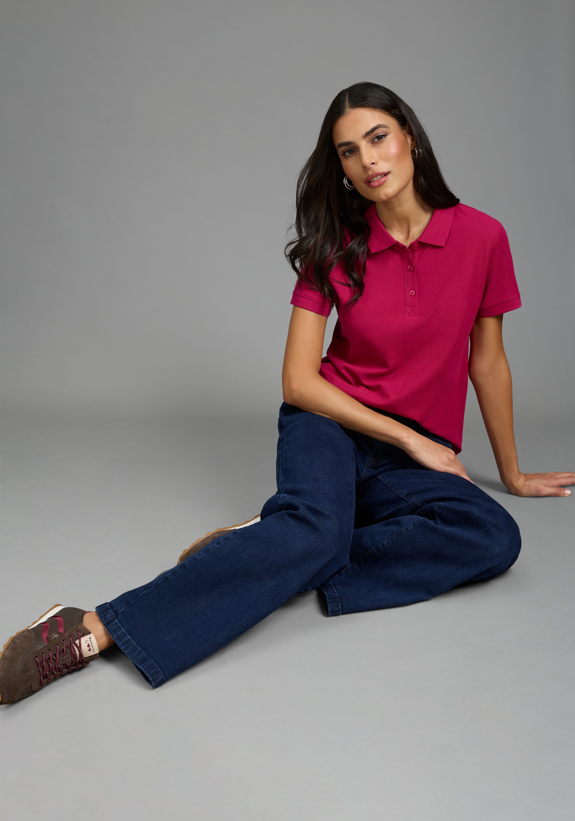 Eastwind Polo Paquet, pack de 2, 2 cuis coupe près du corps, col polo, style basique