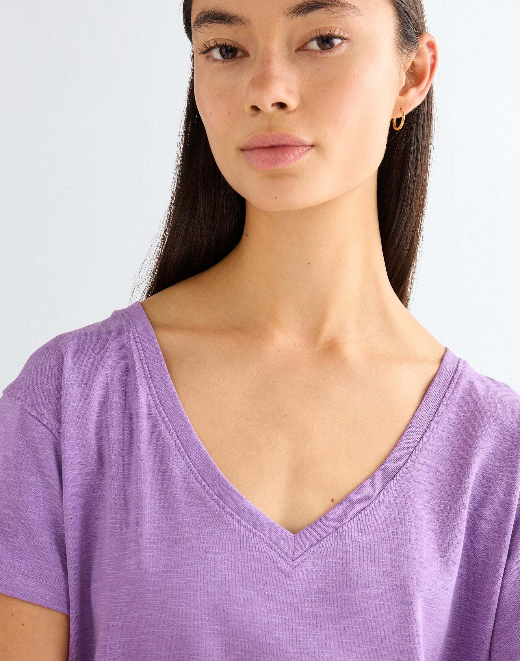 Wrangler T-Shirt »WRANGLER T-Shirt Easy V Neck«