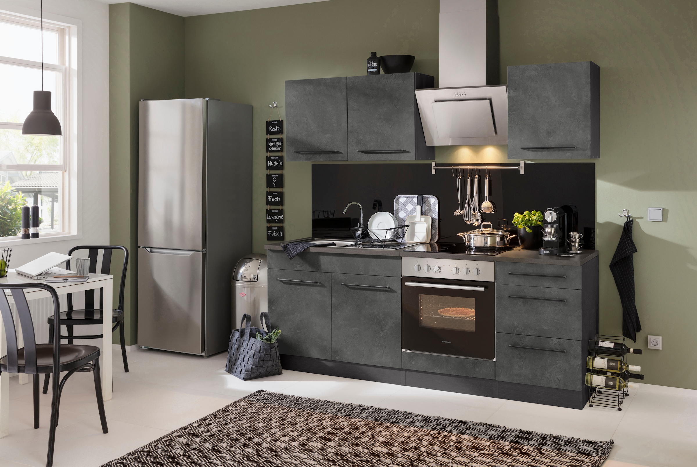 KOCHSTATION Herdumbauschrank »KS-Tulsa« 60 cm breit, für Einbau-Herdset