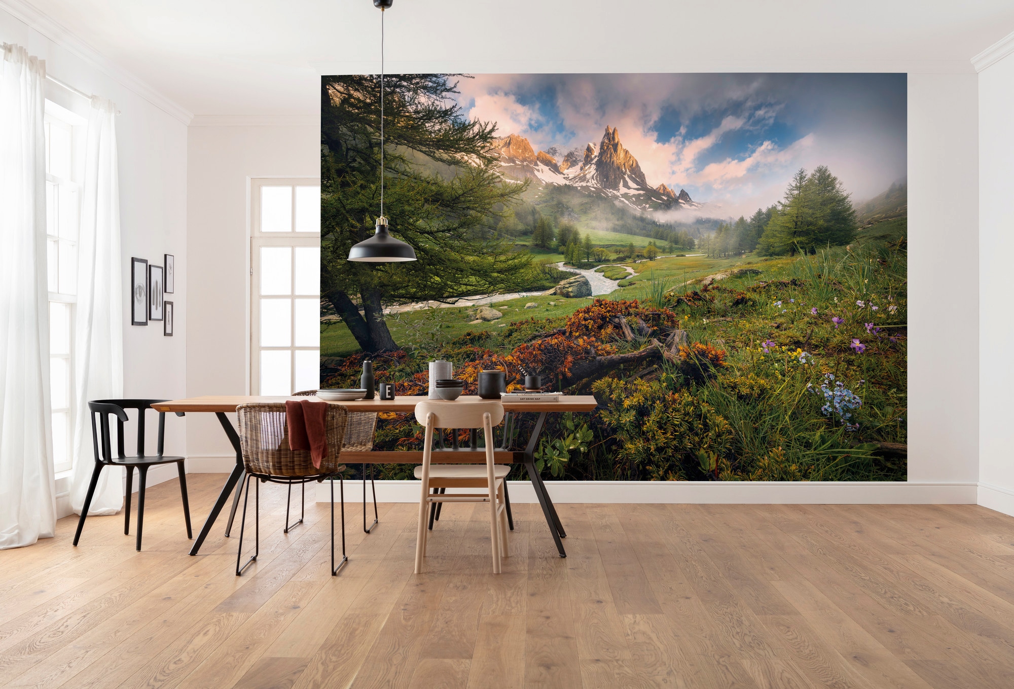 Komar Papier peint intissé »Digitaldruck Vlies -  The Last Paradise - Grösse 400 x 280 cm« imprimé Wohnzimmer, Schlafzimmer