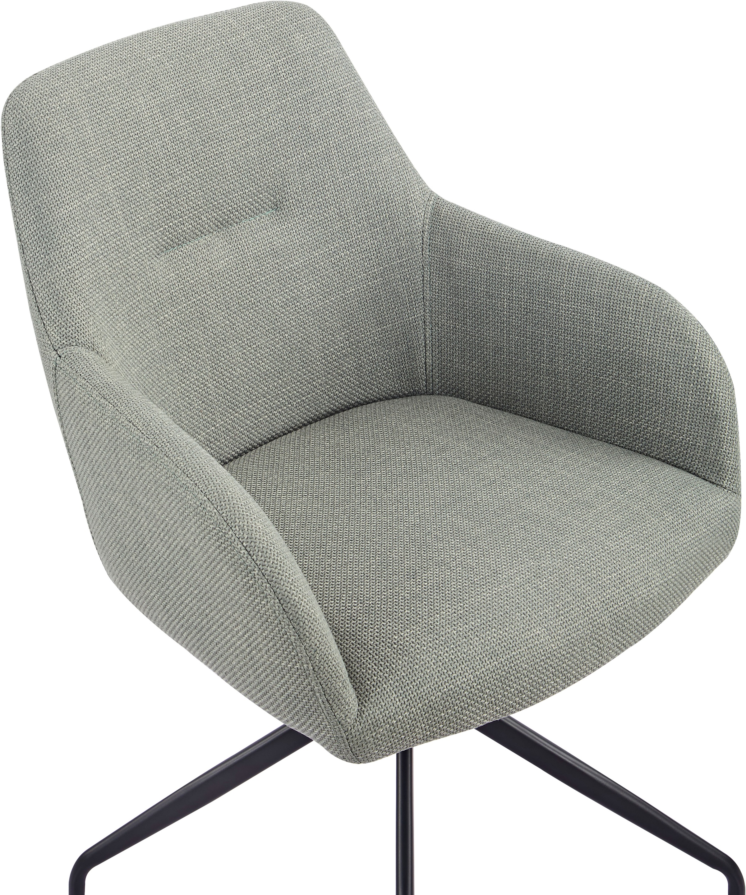 HELA Chaise avec accoudoirs »TRIEST« (Ensemble) 1 cuisfauteuil pivotant à 360°, cadre plié, fonction relax, accoudoirs