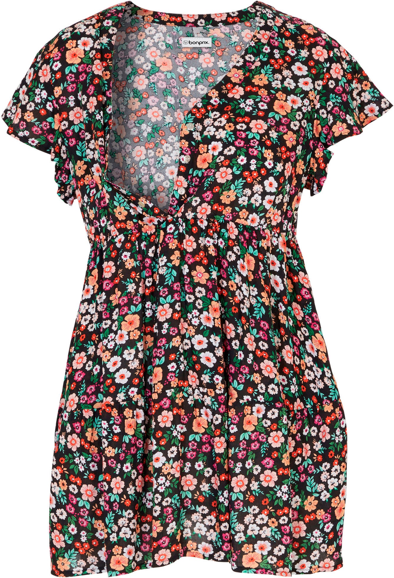 bonprix Umstandstunika »Umstands- und Stillbluse aus Viskose« mit Stillfunktion, aus leichtem, atmungsaktivem Material