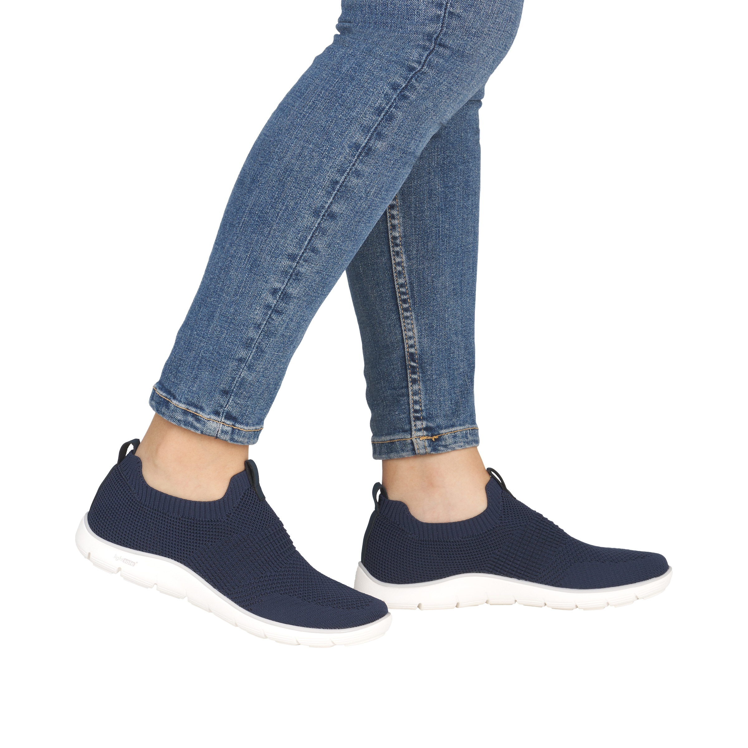Remonte Baskets slip-on  Chaussure à enfiler, mocassin, chaussure pieds nus avec semelle intérieure amovible