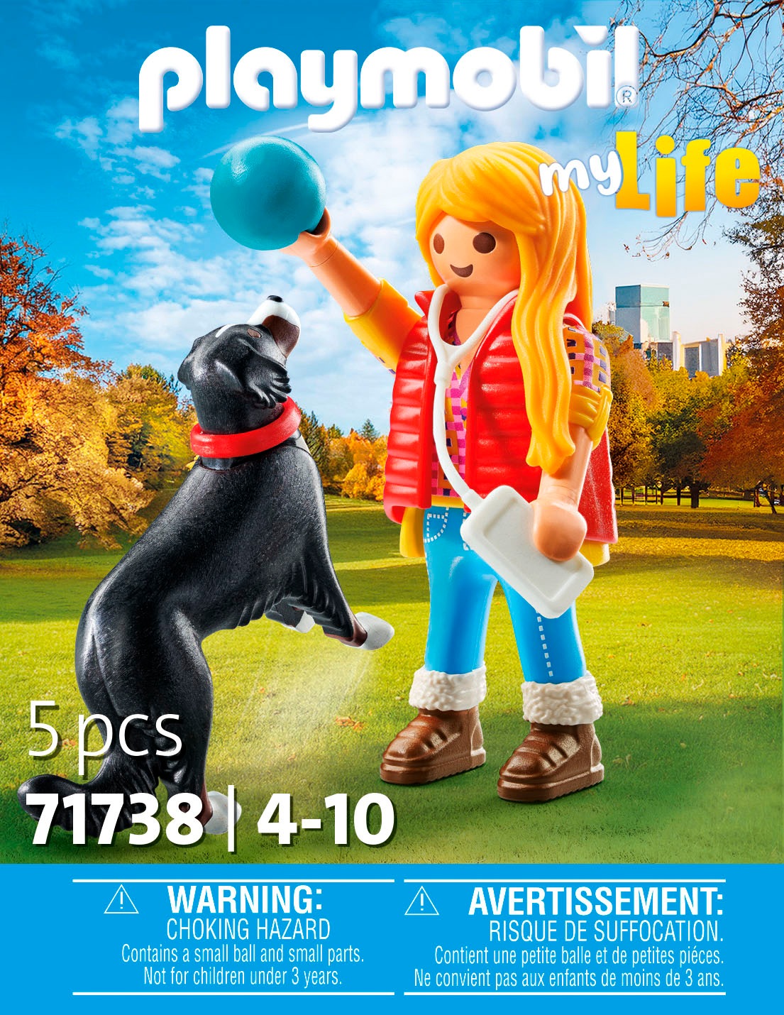 Playmobil® Jeu de construction »Frau mit Sennenhund (71738), Playmobil My Life«