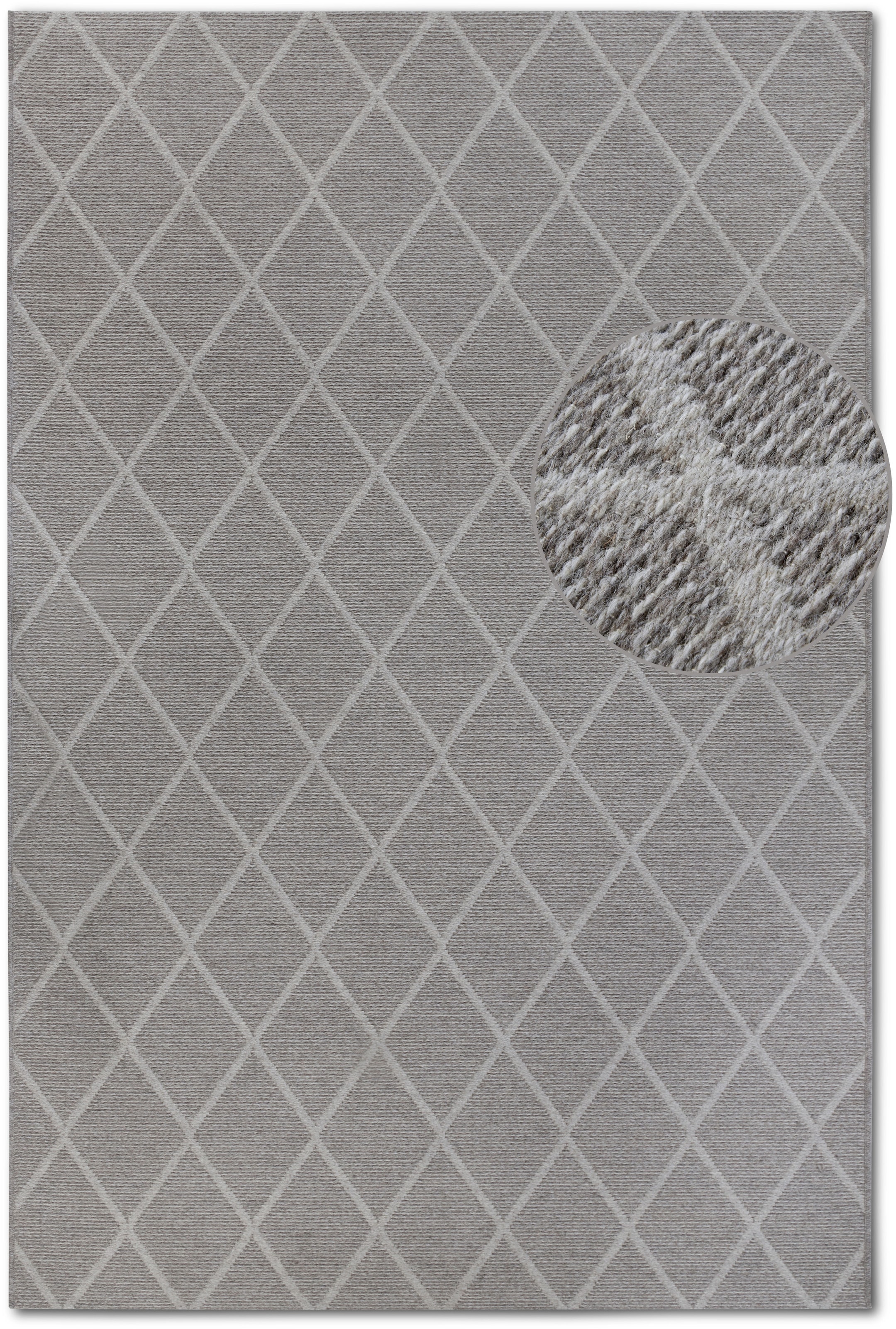 Villeroy & Boch Tapis en laine »Maria« Rectangulaire 5 mm Höhe Schurwolle, Wolle, Natur, Wohnzimmer, Schlafzimmer, Boho, Skandi