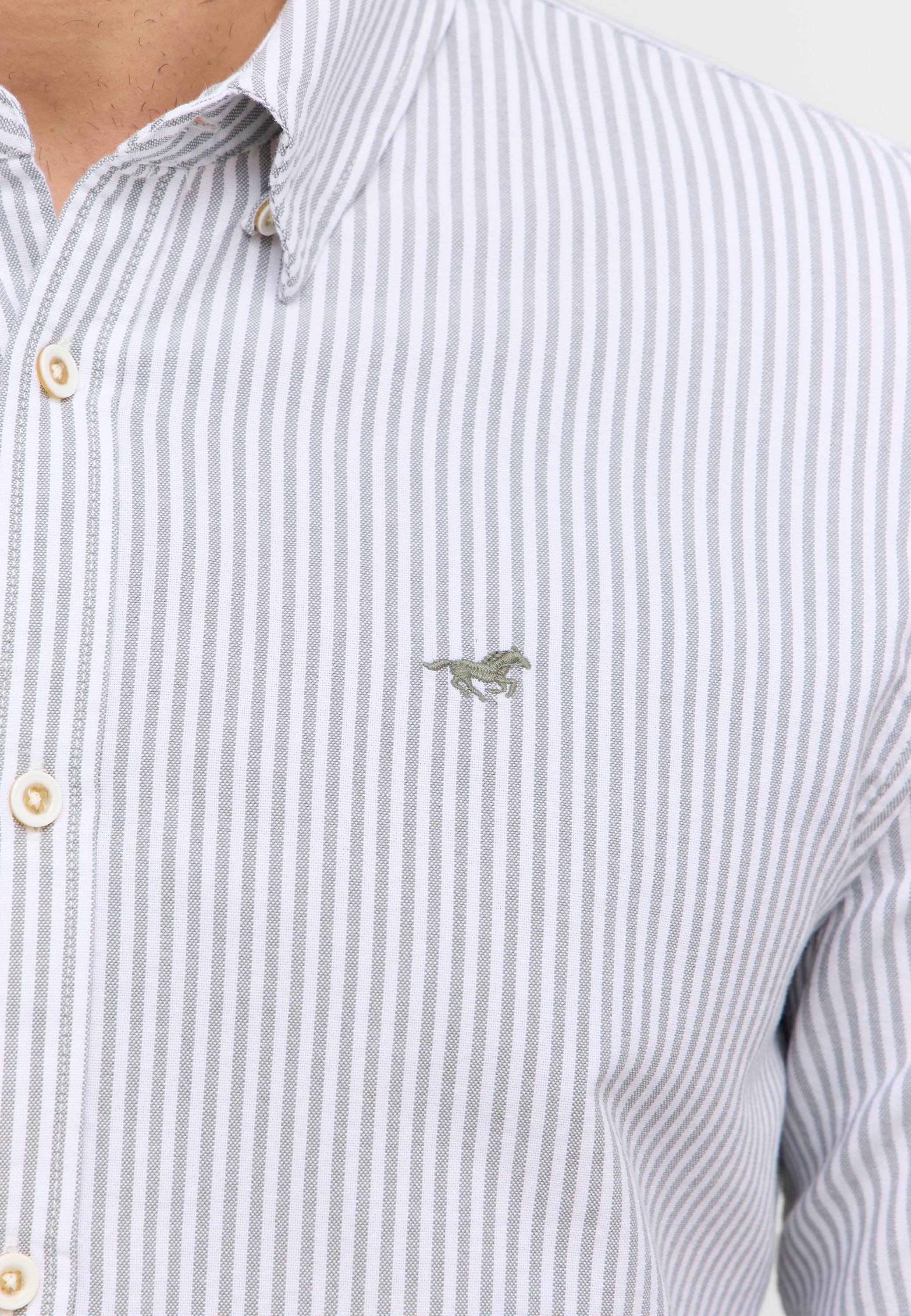 MUSTANG Chemise à manches longues »Herren Style Edinburg«
