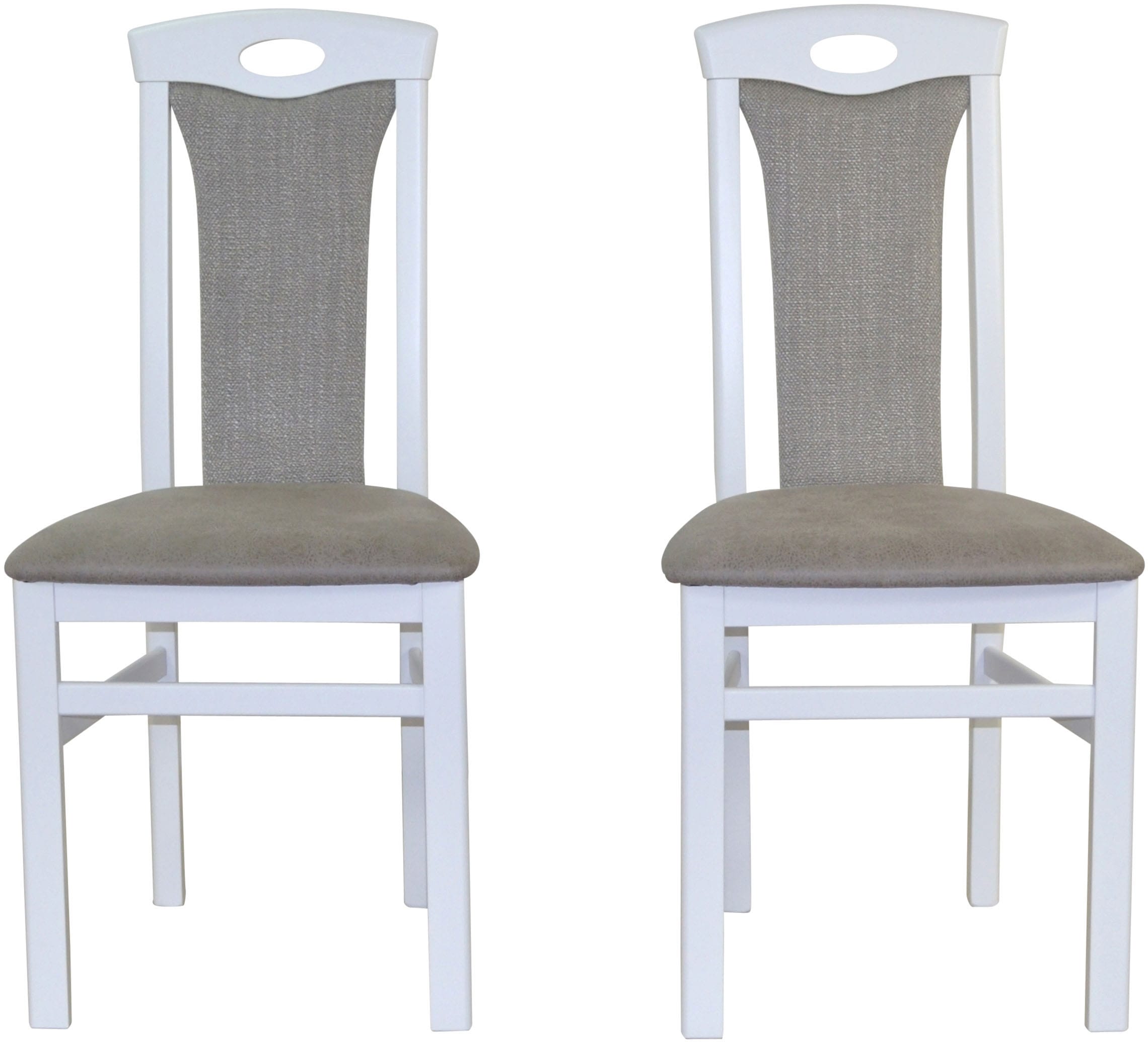 HOFMANN LIVING AND MORE Ensemble de salle à manger »5tlg. Tischgruppe« Spar-Set, 5tlg. Tischgruppe, 5 cuis tlg. Stühle montiert