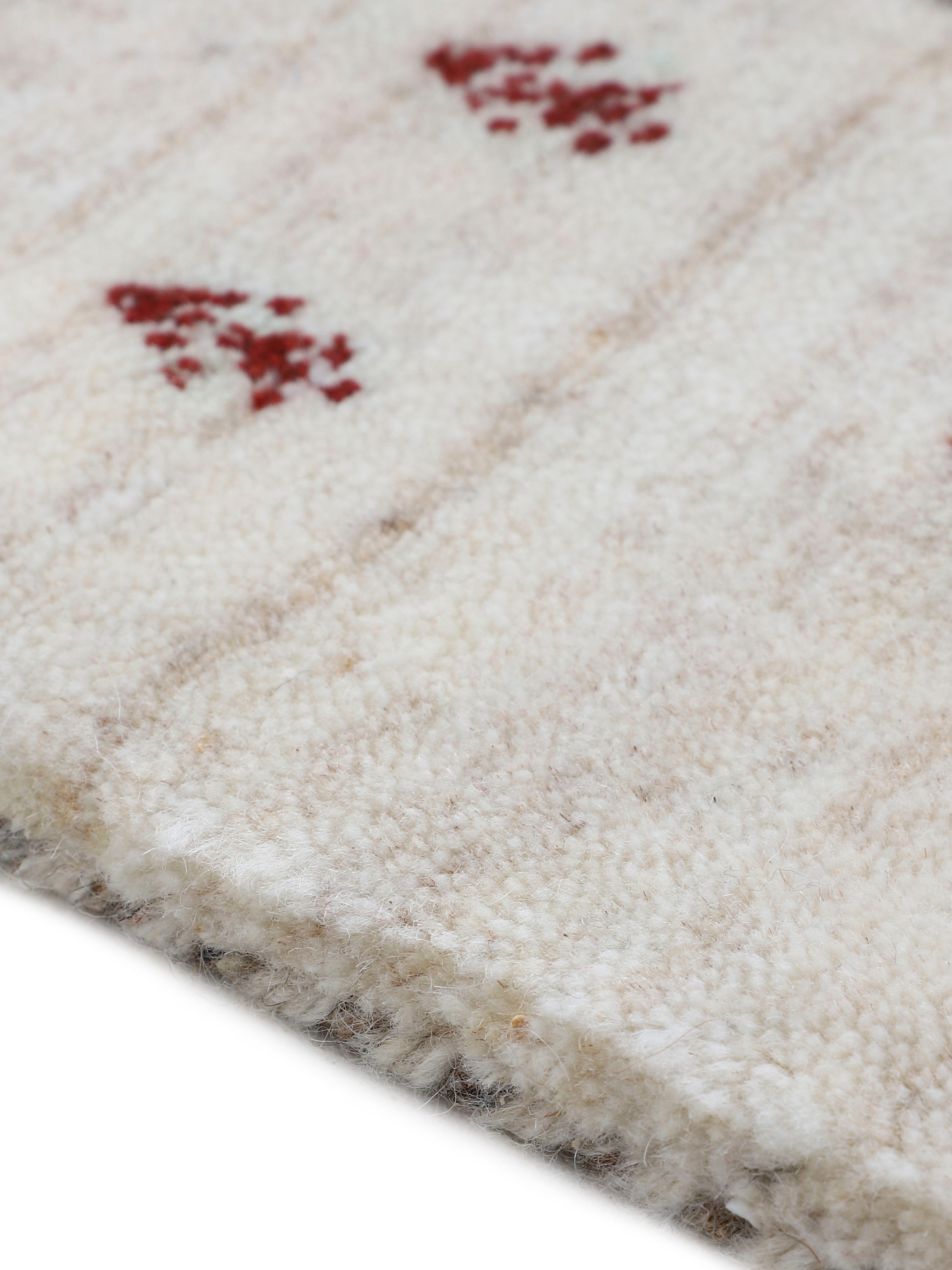 carpetfine Wollteppich »Gabbeh Sofia ,    auch als Läufer« rechteckig 15 mm Höhe reine Wolle, handgearbeitet, weicher natürlicher Flor, Wohnzimmer