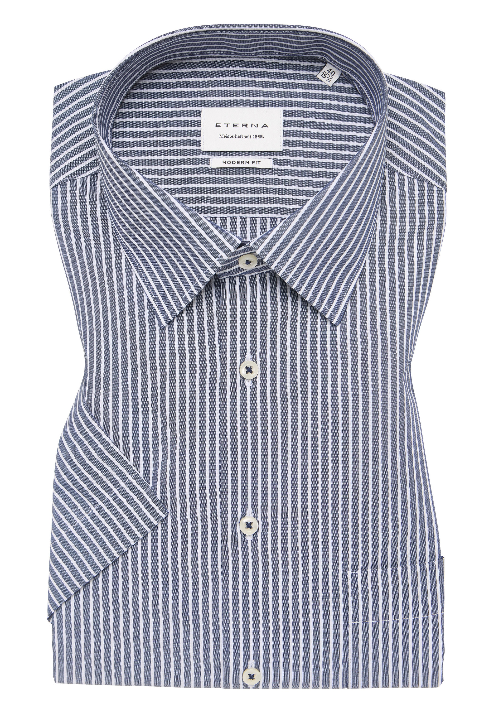 Eterna Chemise à manches courtes »MODERN FIT« NON IRON (bügelfrei)