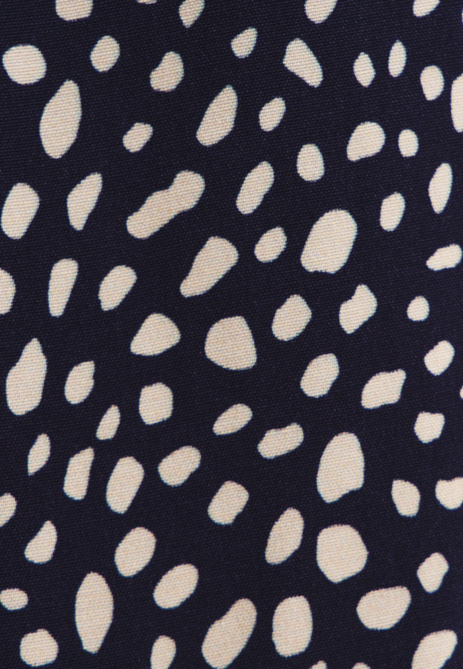 seidensticker Sommerkleid »Schwarze Rose« Langarm Kragen Druck