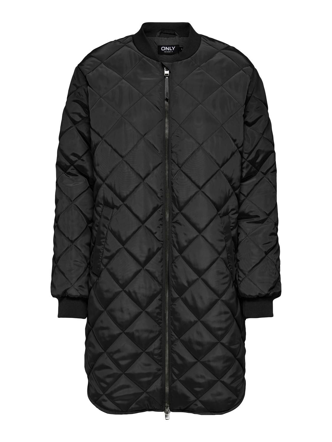 ONLY Manteau matelassé »ONLJESSICA QUILTED COAT ZIP CC OTW« fibre synthétique, style baseball