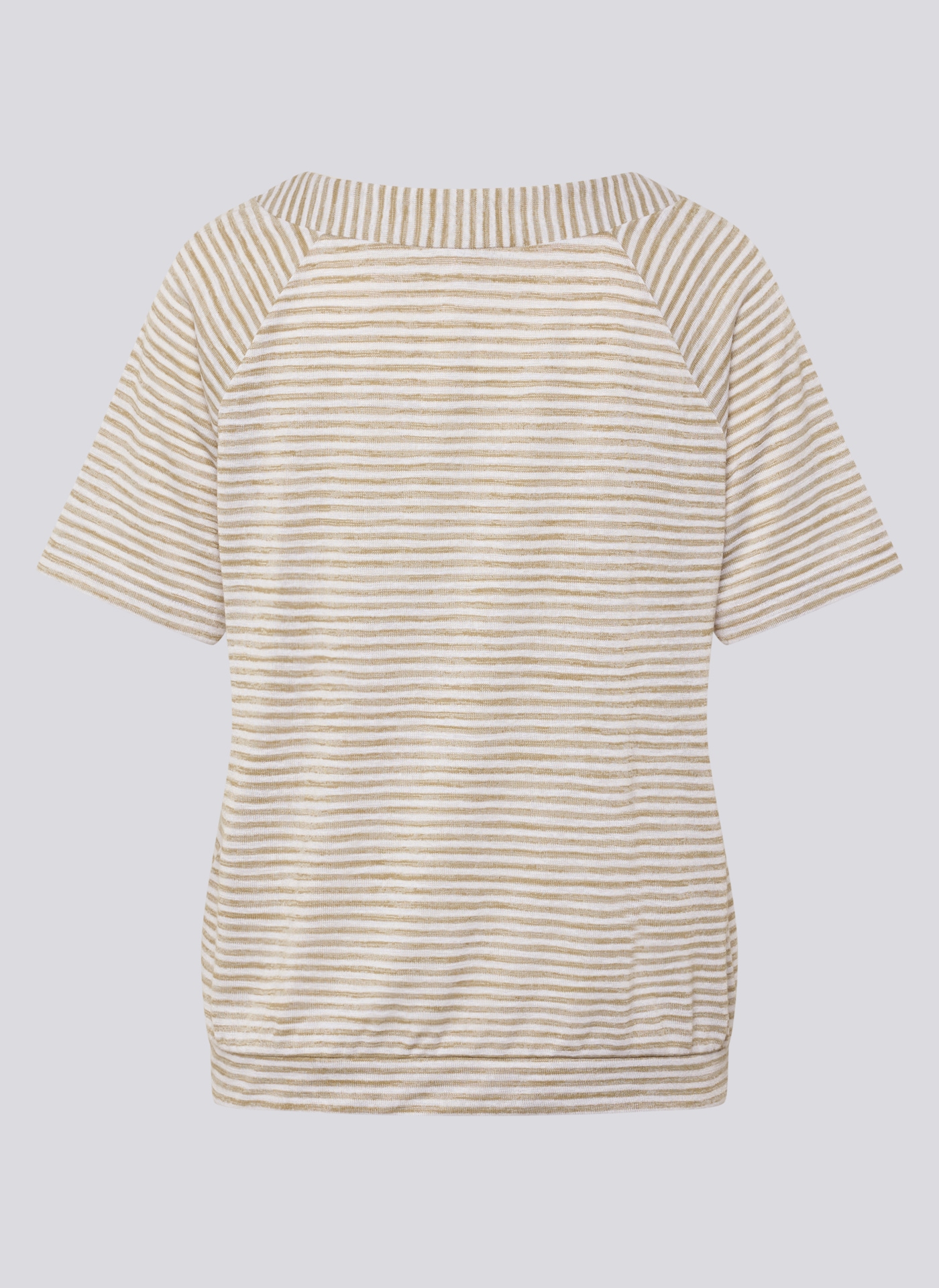 Rabe T-shirt à manches courtes im Streifen-Look und mit Rundhals