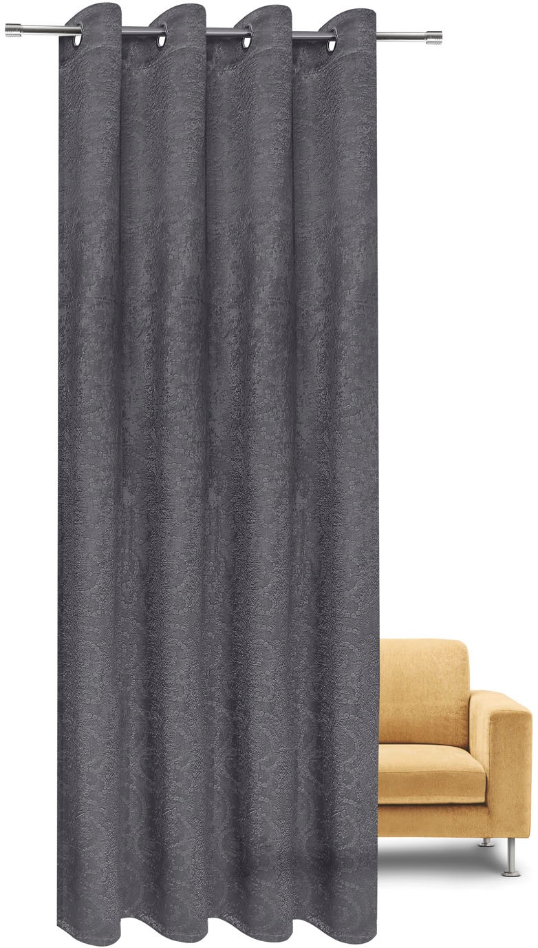 Gerster Gardine »Caron« Ösen 1 Stk. tlg. Deko Ösenschal "Caron" mit Prägung