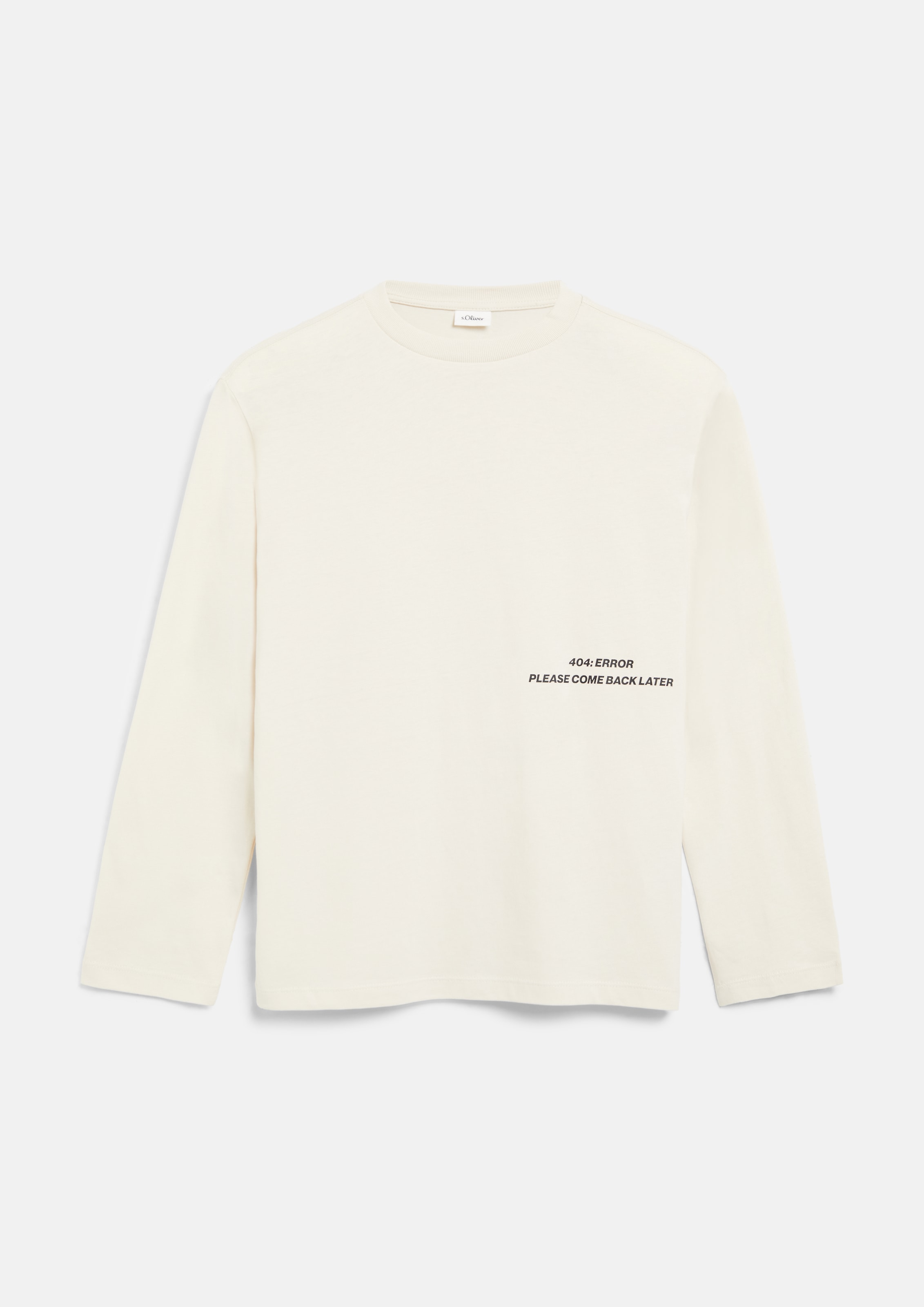 s.Oliver Junior Langarmshirt mit Prints / Rückenprint / für Boys