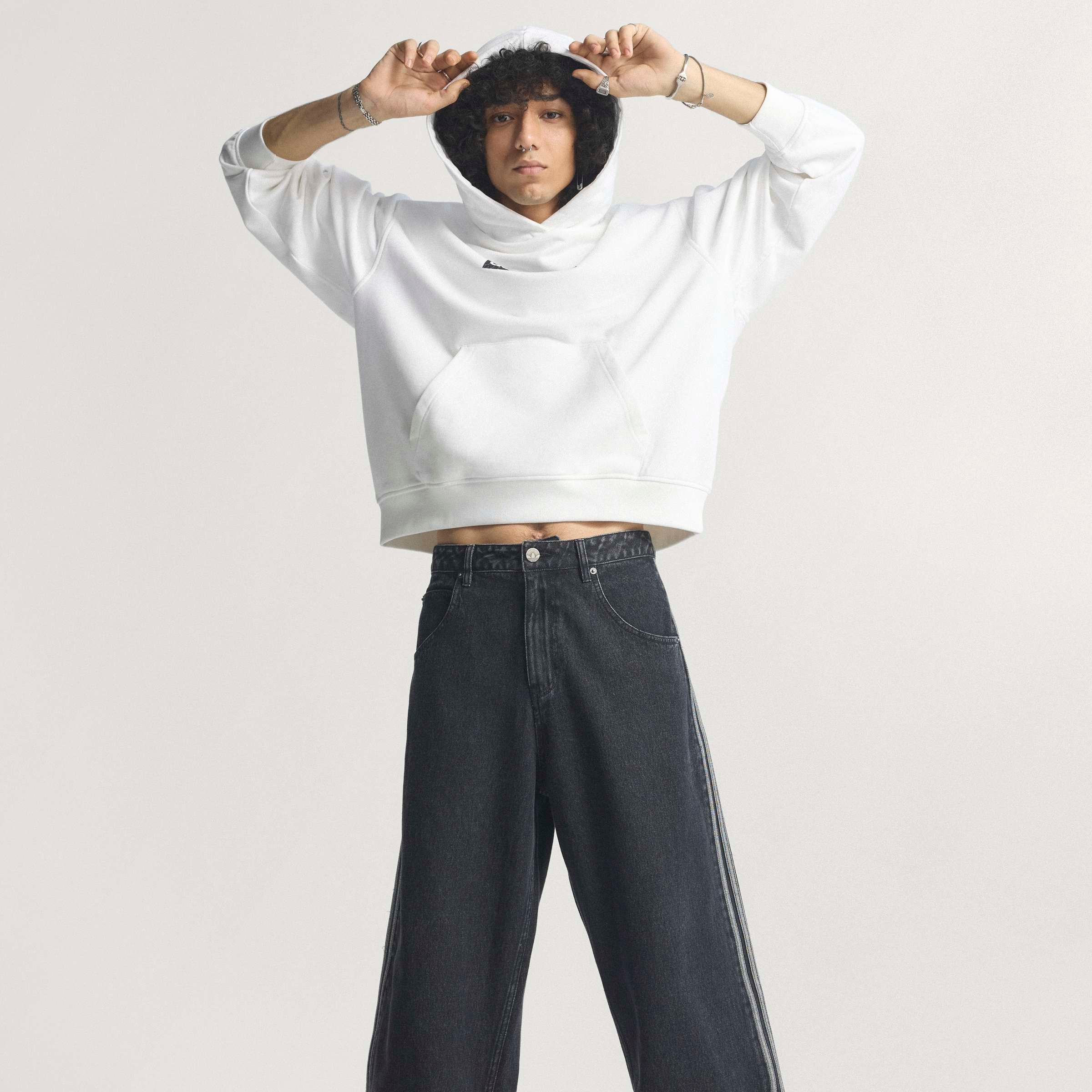 adidas Originals Jeans à 5 poches »FIREBIRD« en coton, style sportif, pour adultes