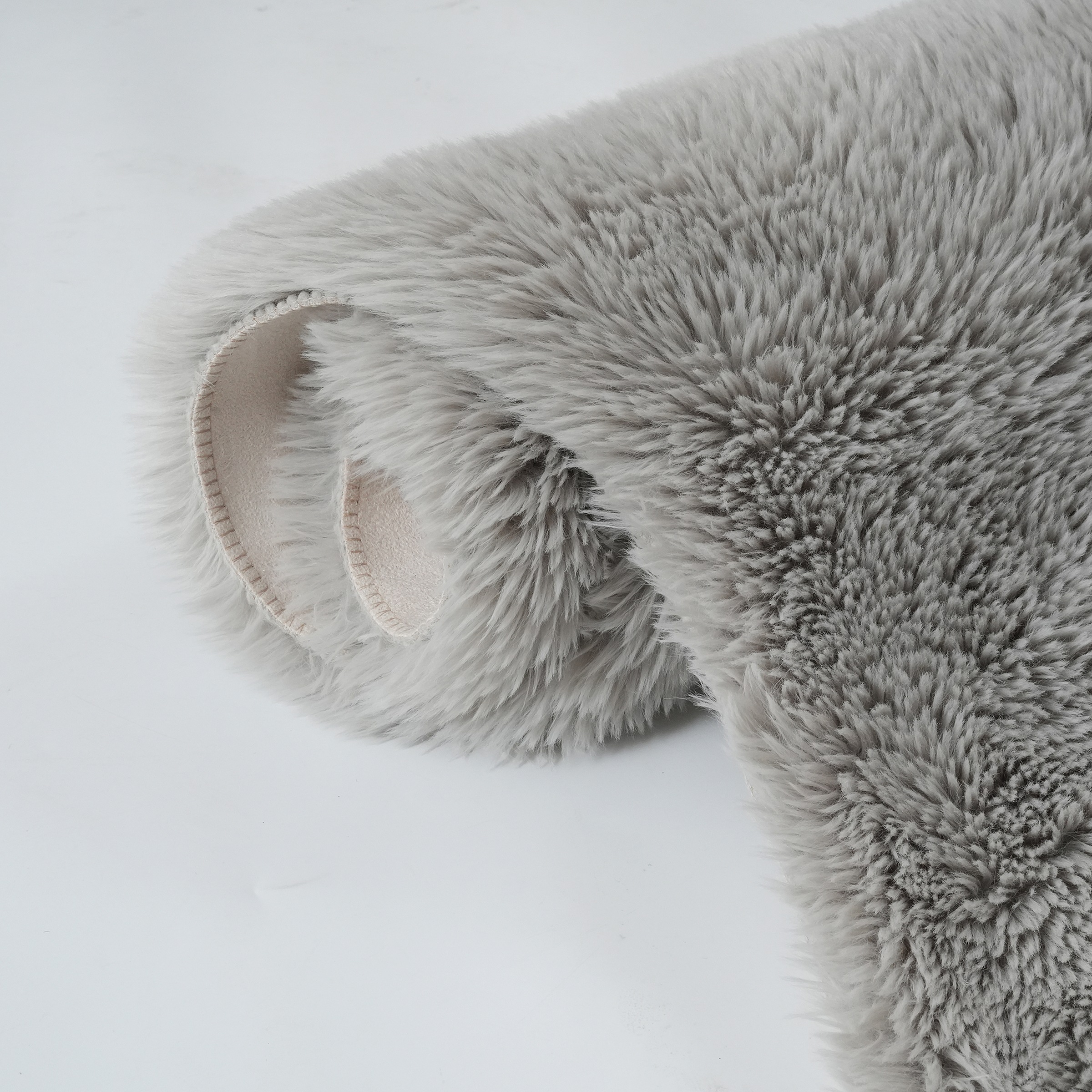 GOODproduct Hochflor-Teppich »Mollin, Fellform, leichter Glanz« rechteckig 30 mm Höhe Kunstfell, Fellimitat, waschbar, flauschig, weich, Wohnzimmer