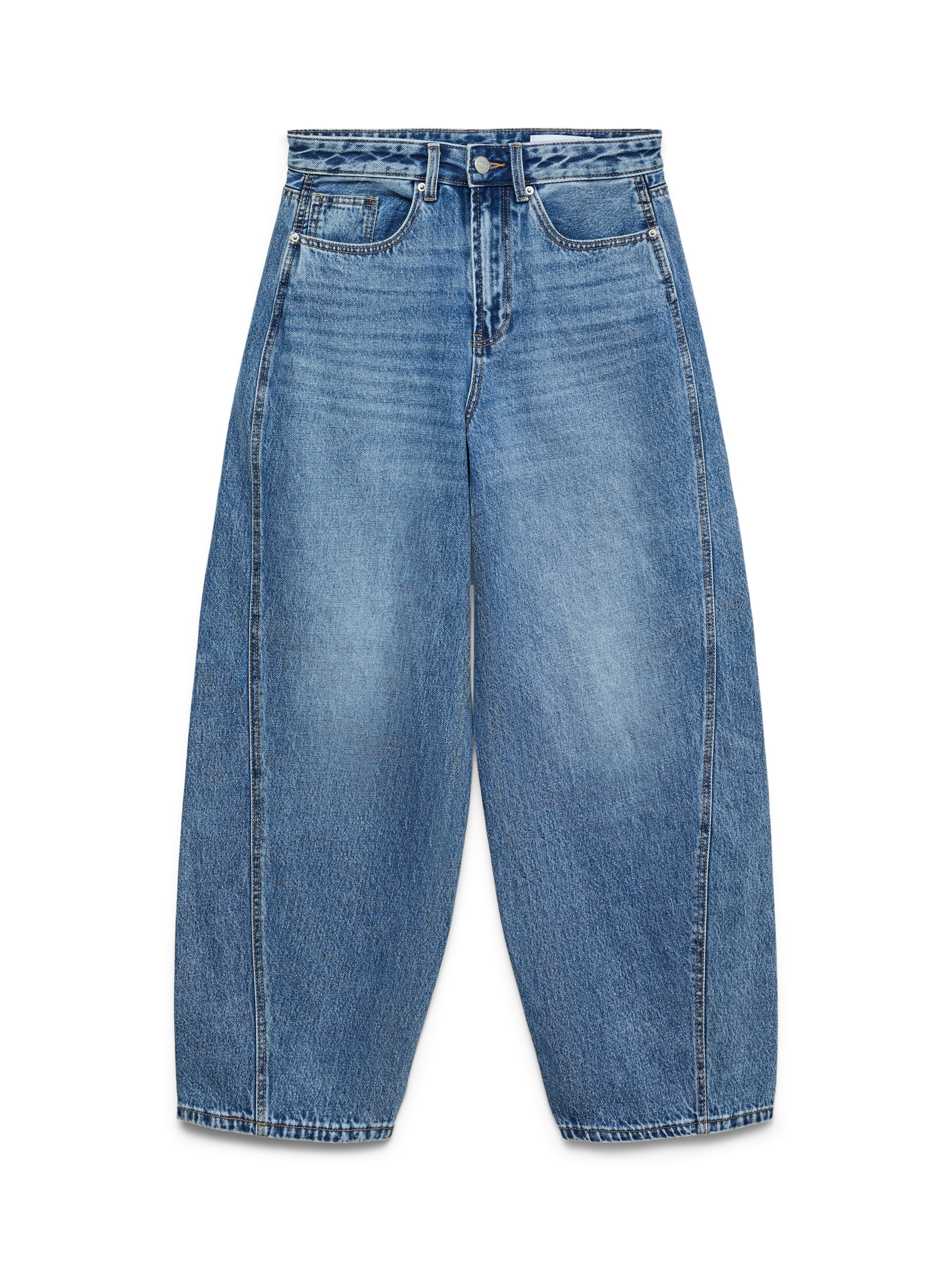 Vero Moda Weite Jeans »VMZOE MR BARREL DNM JEANS LI3154 NOOS« Baumwolle, mid waist, loose fit