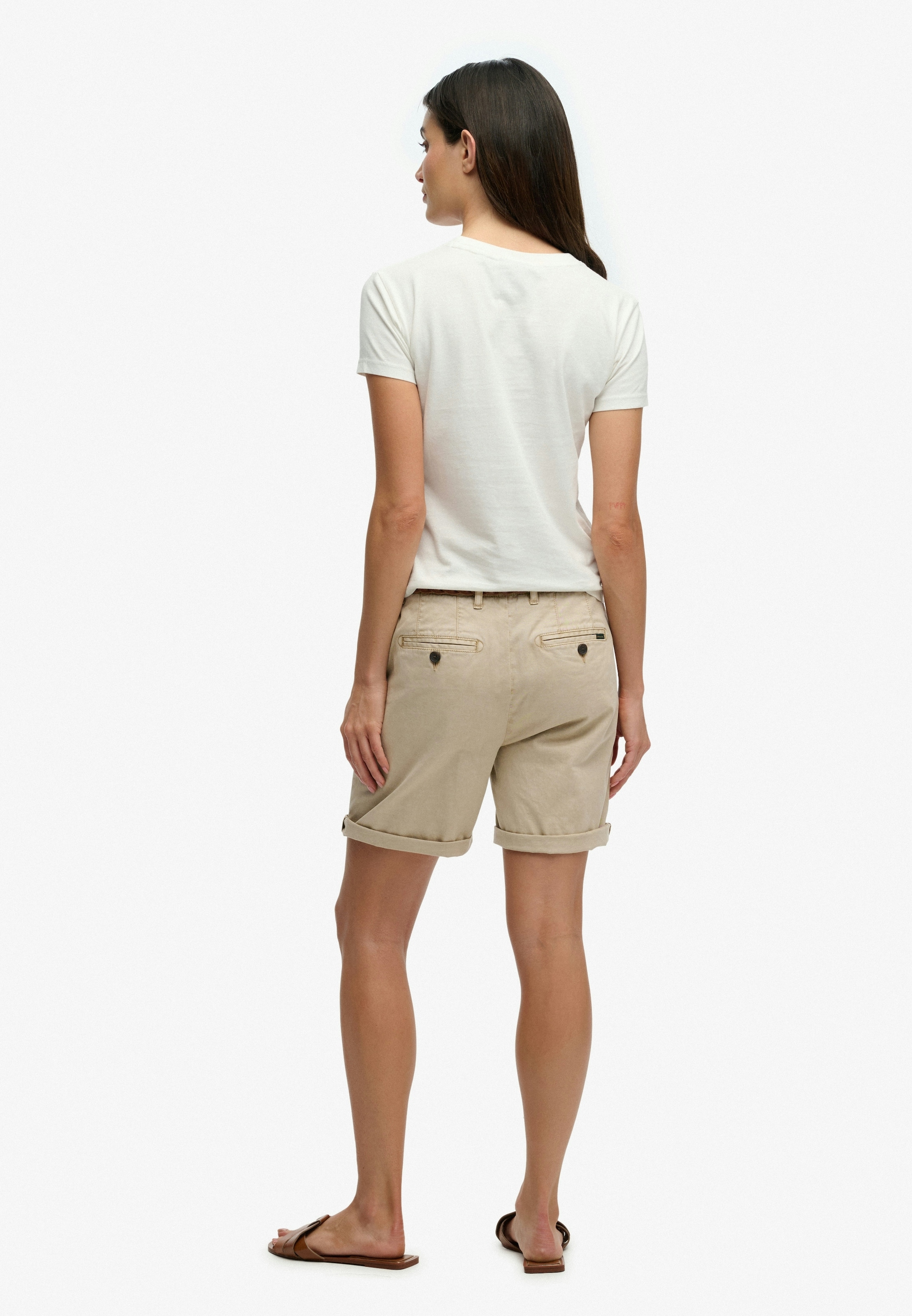 Superdry Short »CHINO SHORT«  en mélange de coton, avec élasthanne, coupe régulière, facile d'entretien