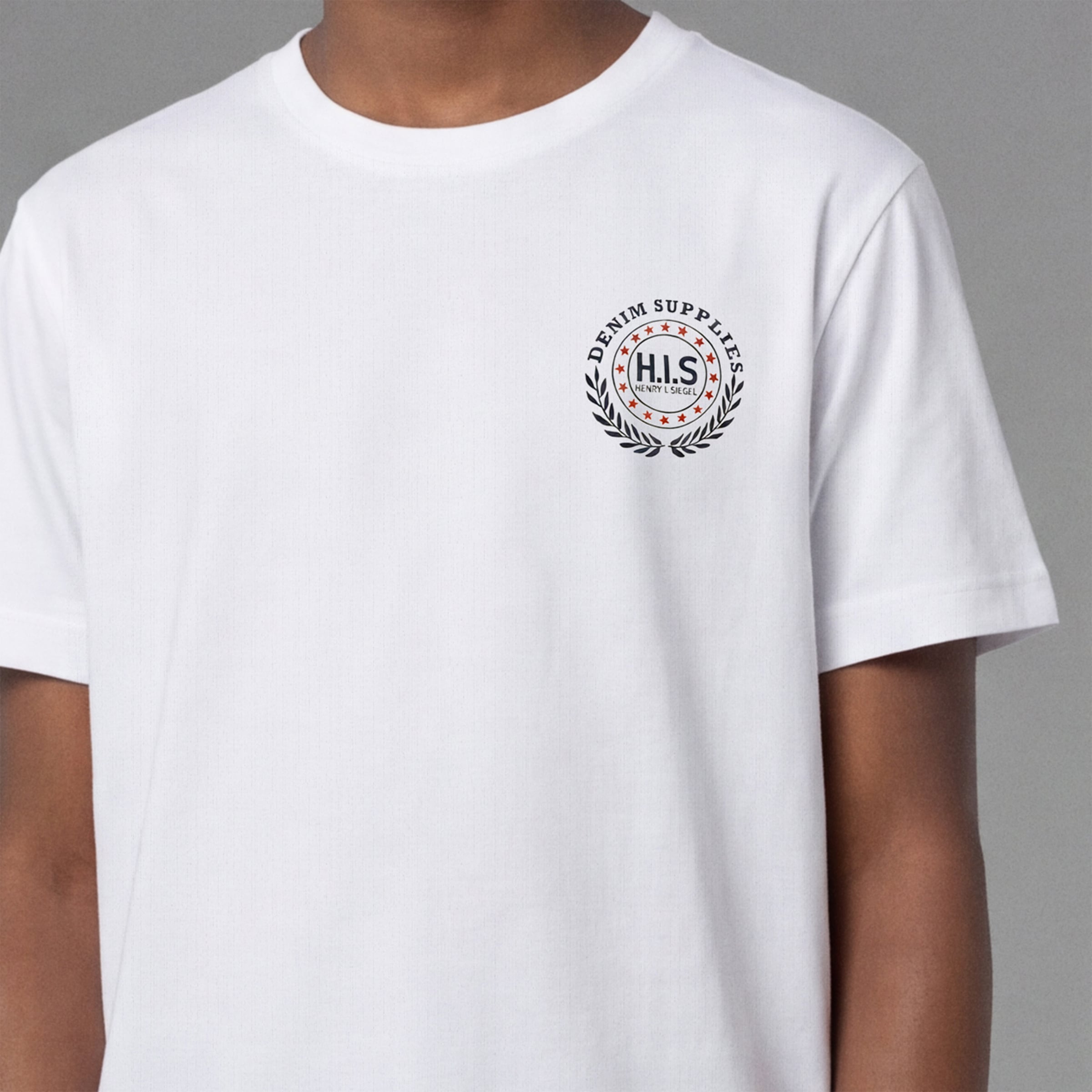 H.I.S T-shirt »2er Pack T-Shirts mit Logodrucken für Jungen« Packung, 2, 2 pièces Basic Schnitt, kurze Ärmel, bedruckte Optik, Logodrucke