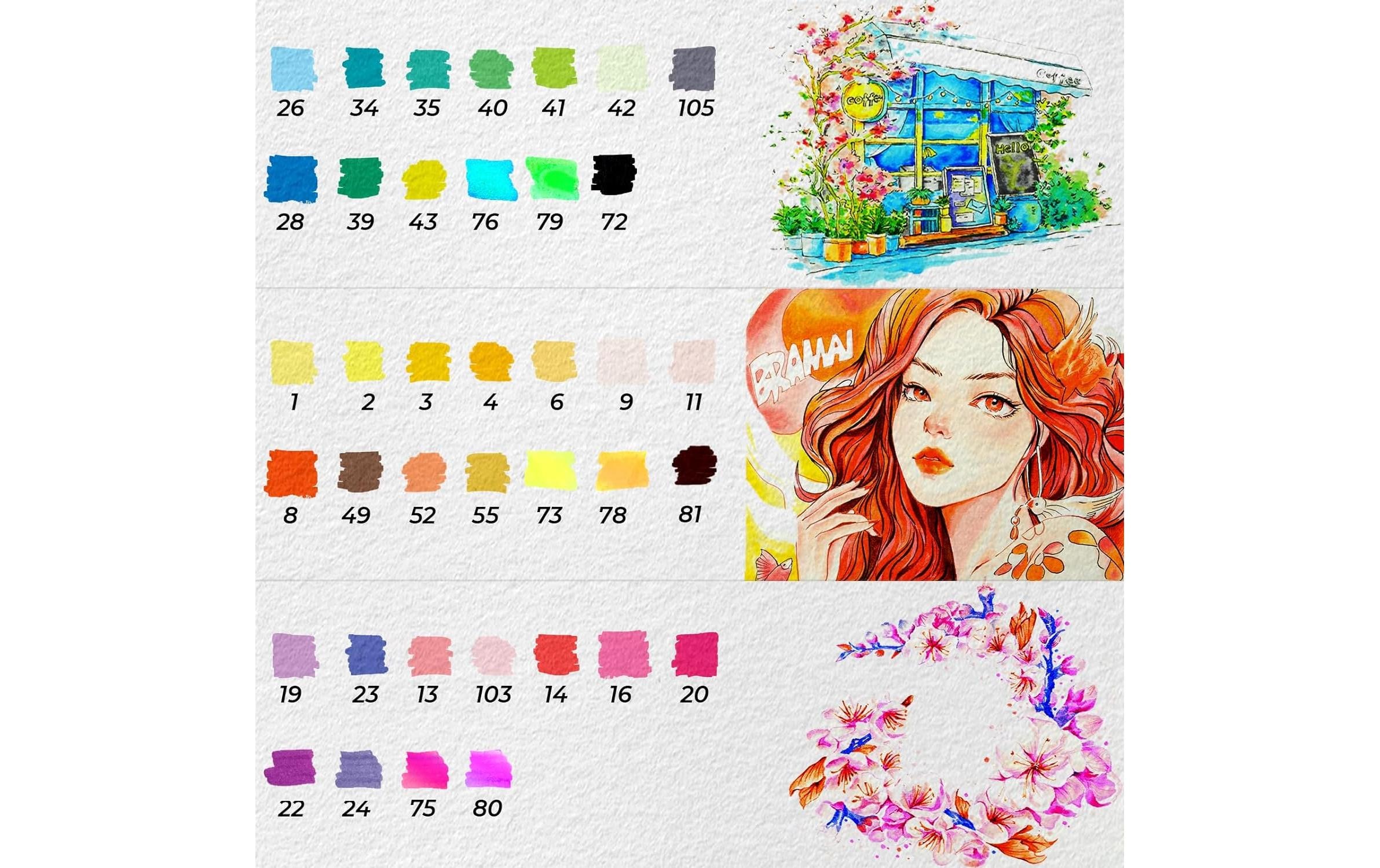   Marqueur »Ohuhu für Tagebuch (40 Stk.)«