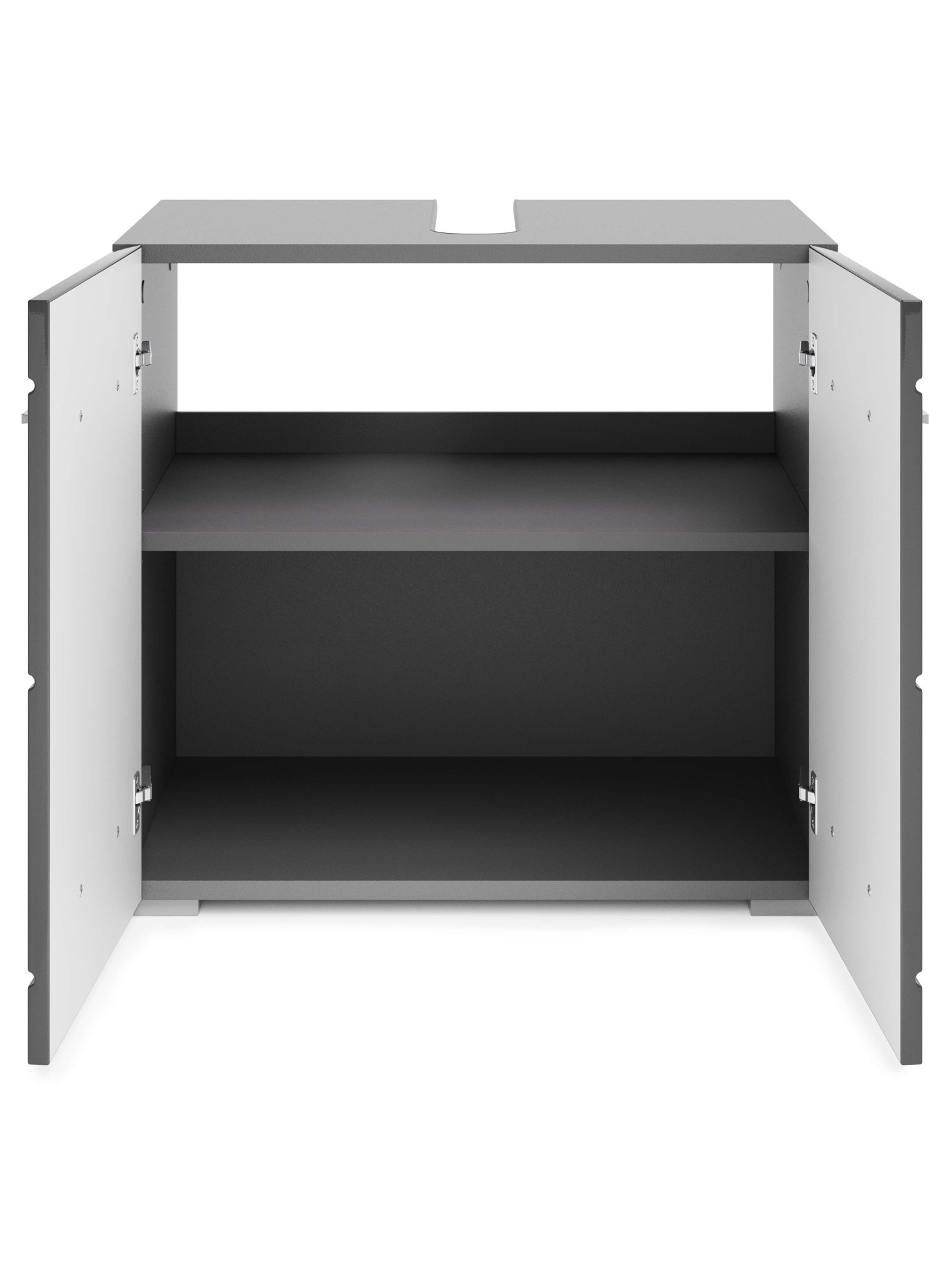 GOODproduct Waschbeckenunterschrank »Föhr« minimalistisch, zeitlos, hochglänzend